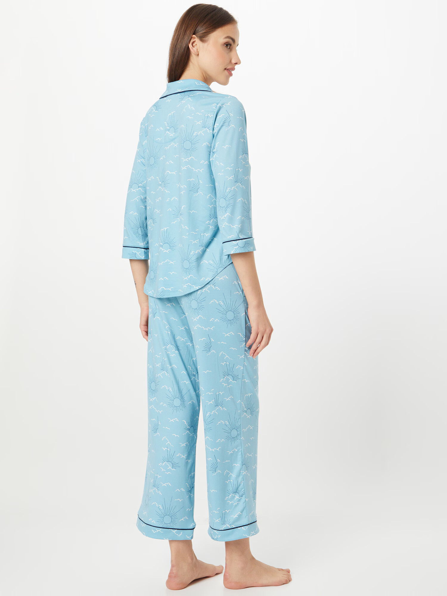 Kate Spade Pijama albastru marin / albastru deschis / albastru închis / alb - Pled.ro