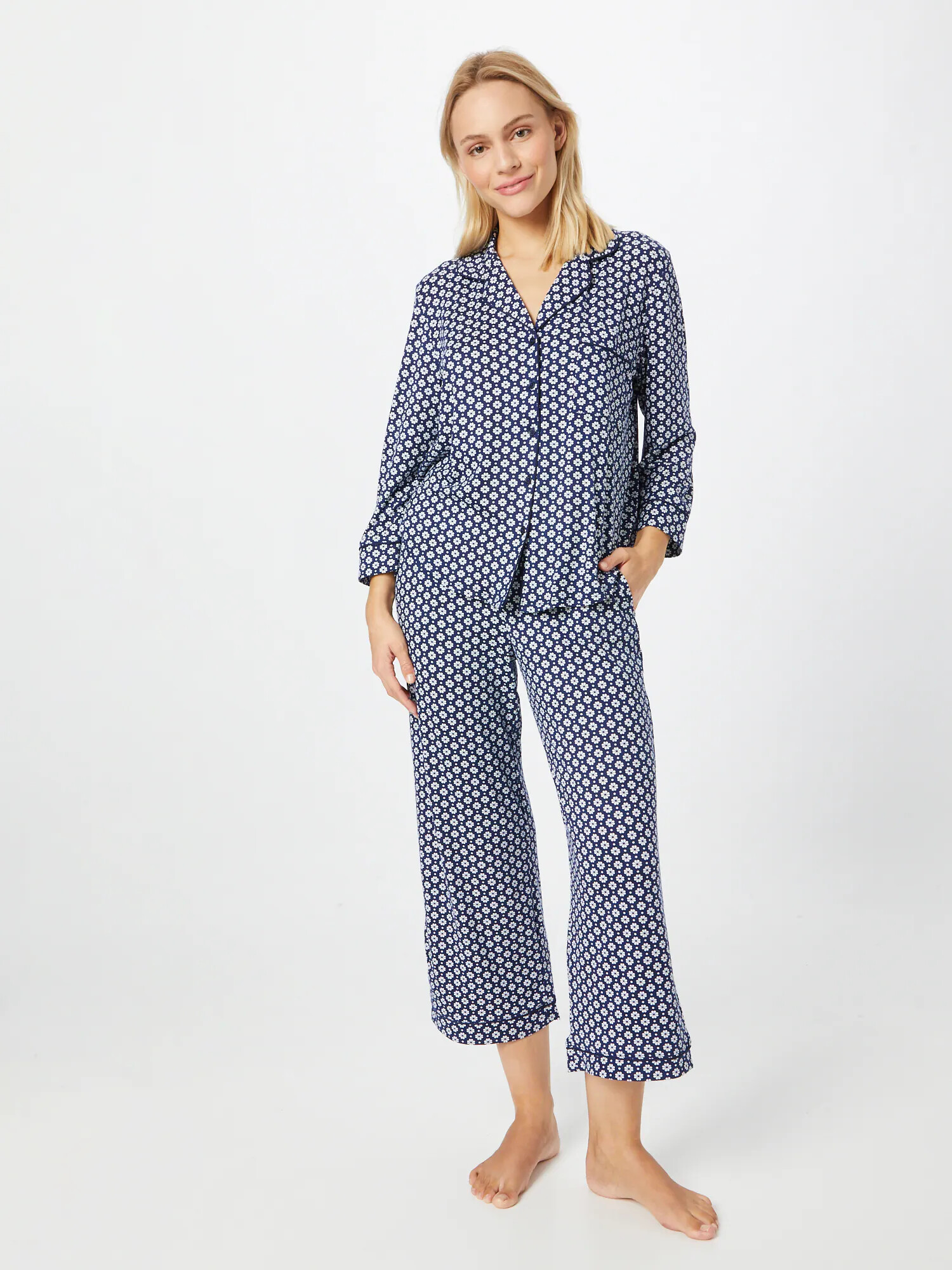 Kate Spade Pijama 'COSE' bleumarin / alb - Pled.ro