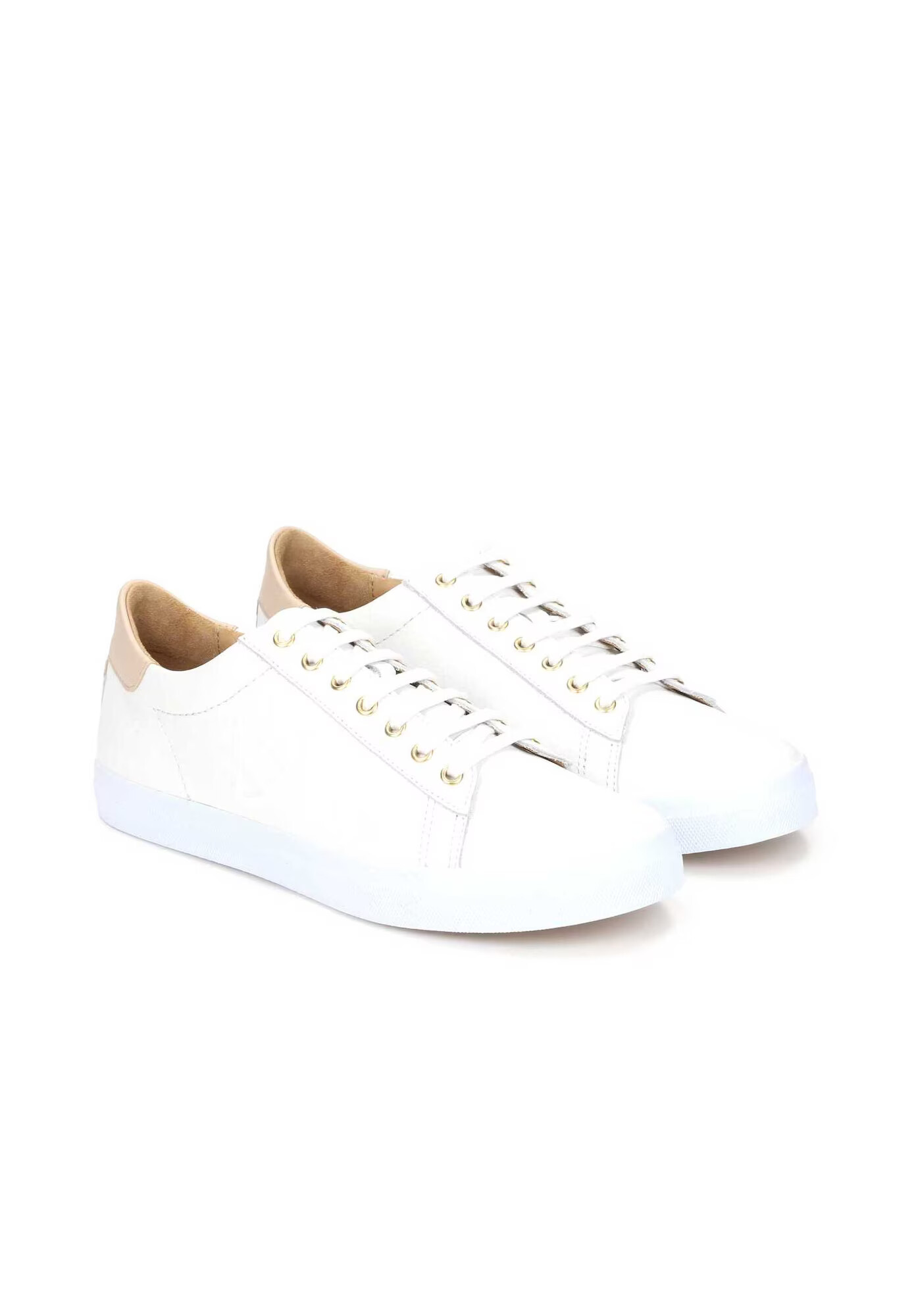 Kazar Sneaker low auriu / alb - Pled.ro