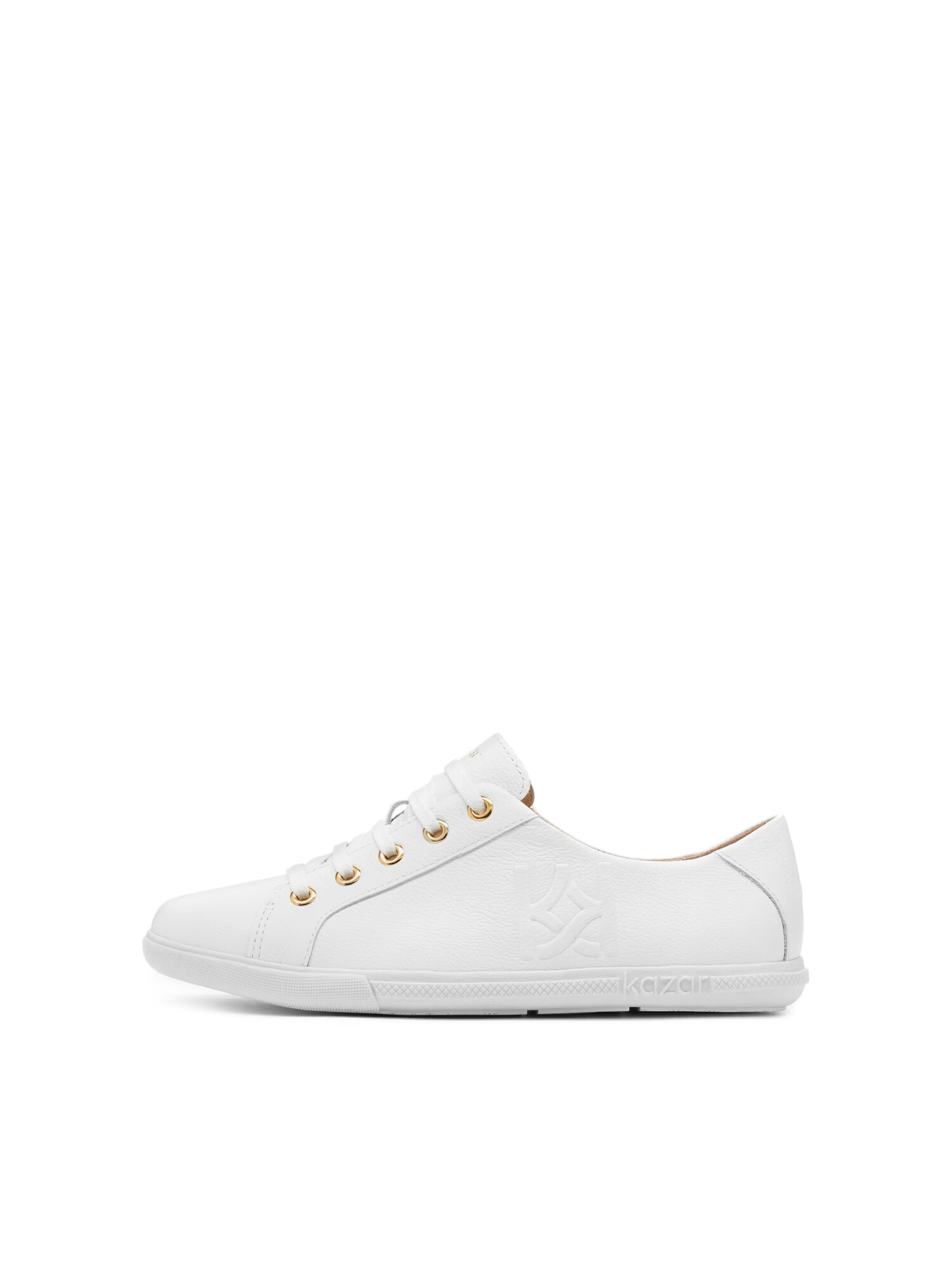 Kazar Sneaker low auriu / alb - Pled.ro