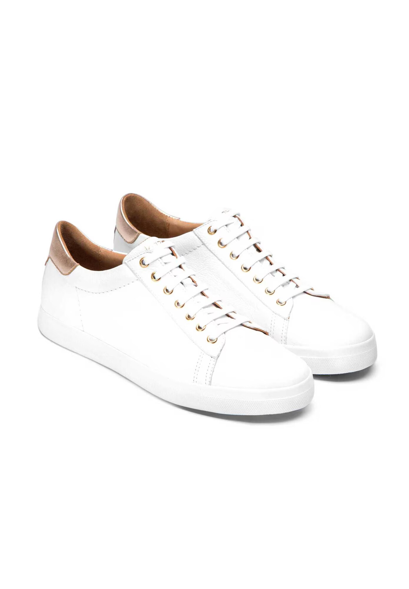 Kazar Sneaker low auriu / alb murdar - Pled.ro