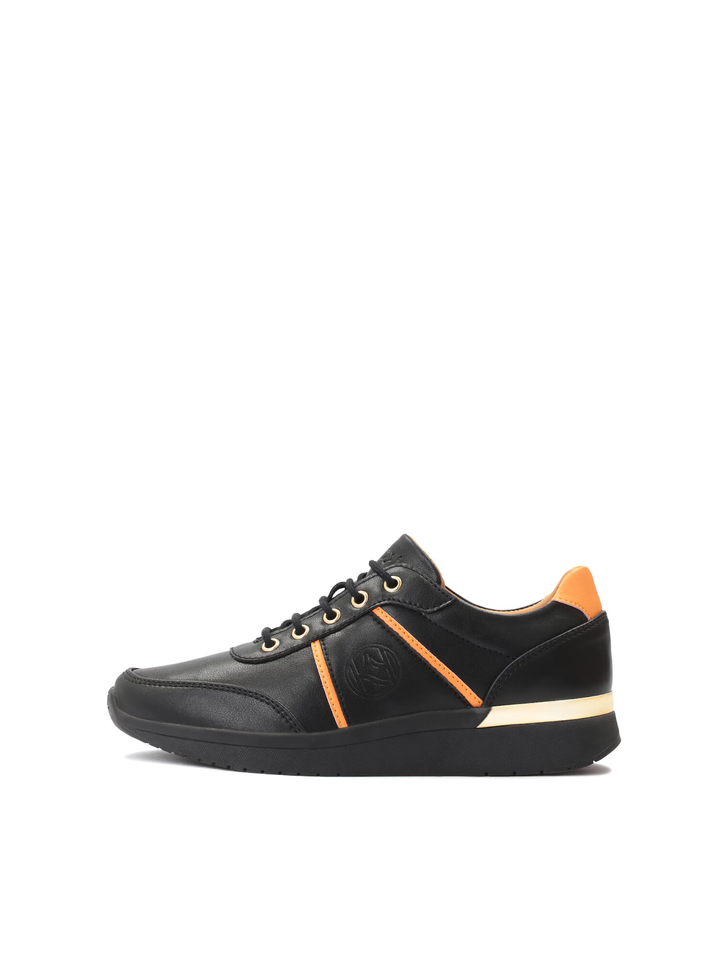 Kazar Sneaker low bej / portocaliu mandarină / negru - Pled.ro