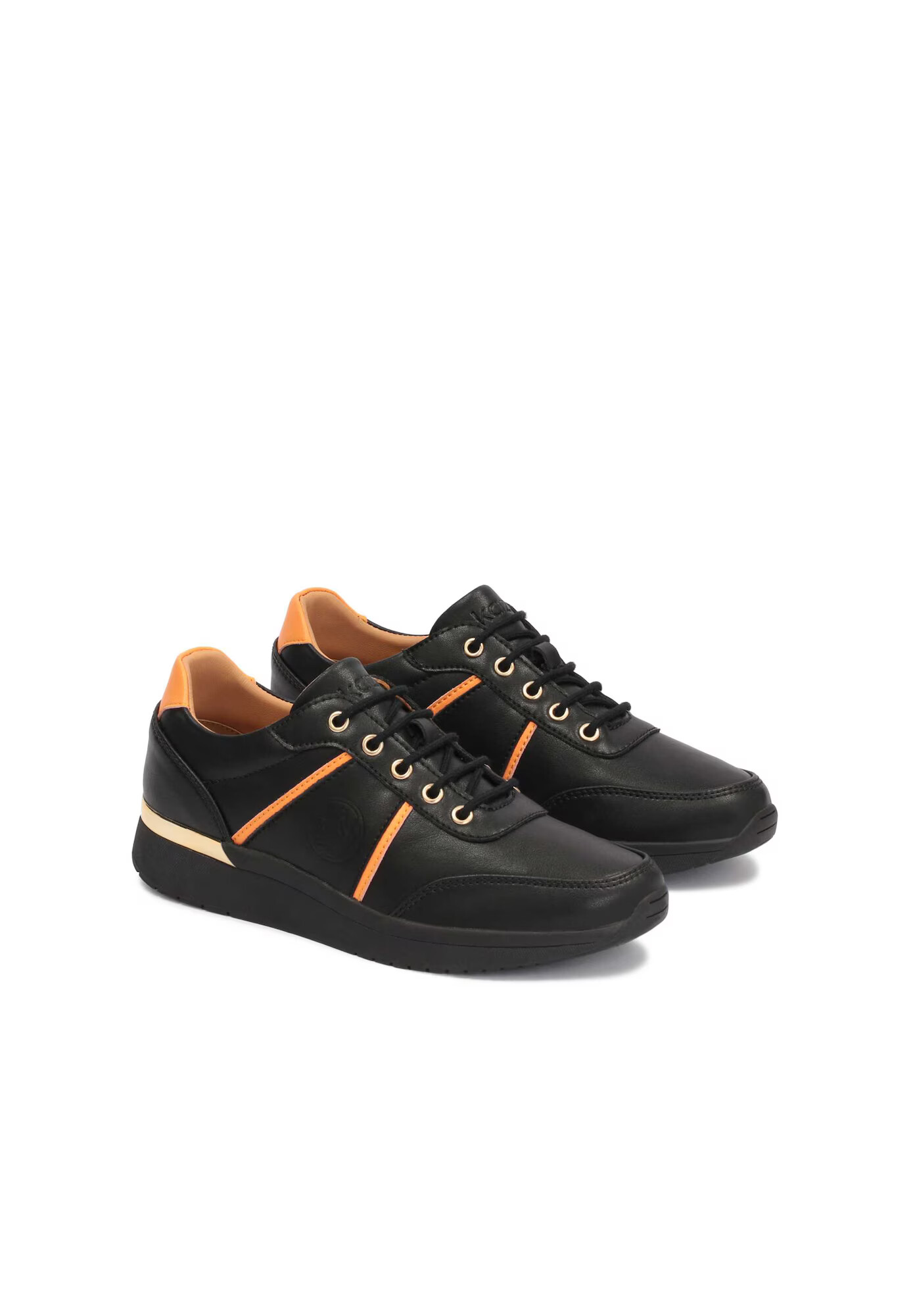 Kazar Sneaker low bej / portocaliu mandarină / negru - Pled.ro