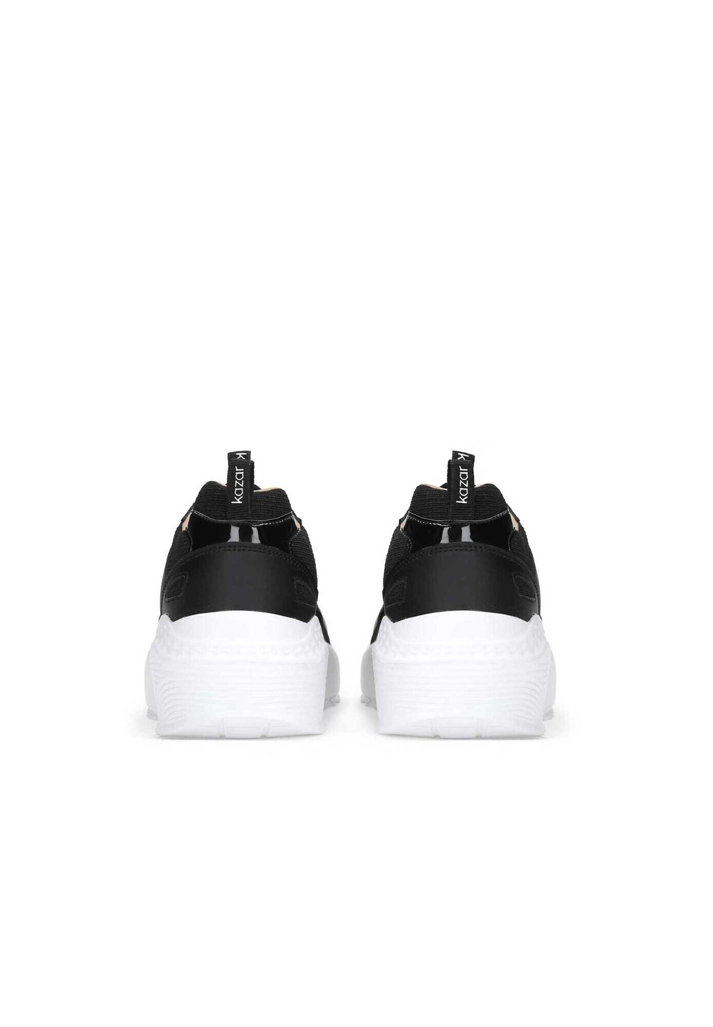 Kazar Sneaker low negru / alb - Pled.ro