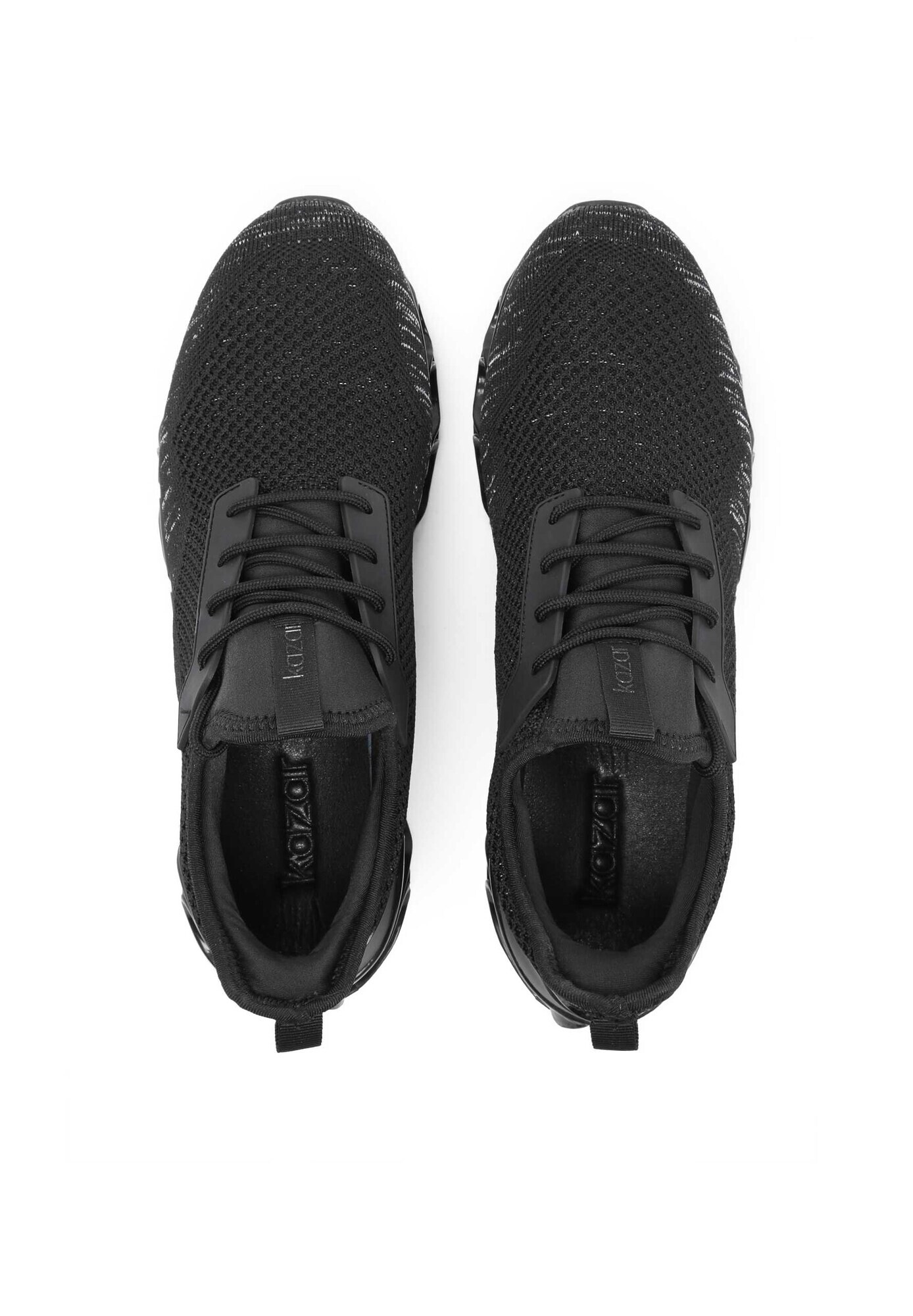 Kazar Sneaker low negru / alb murdar - Pled.ro