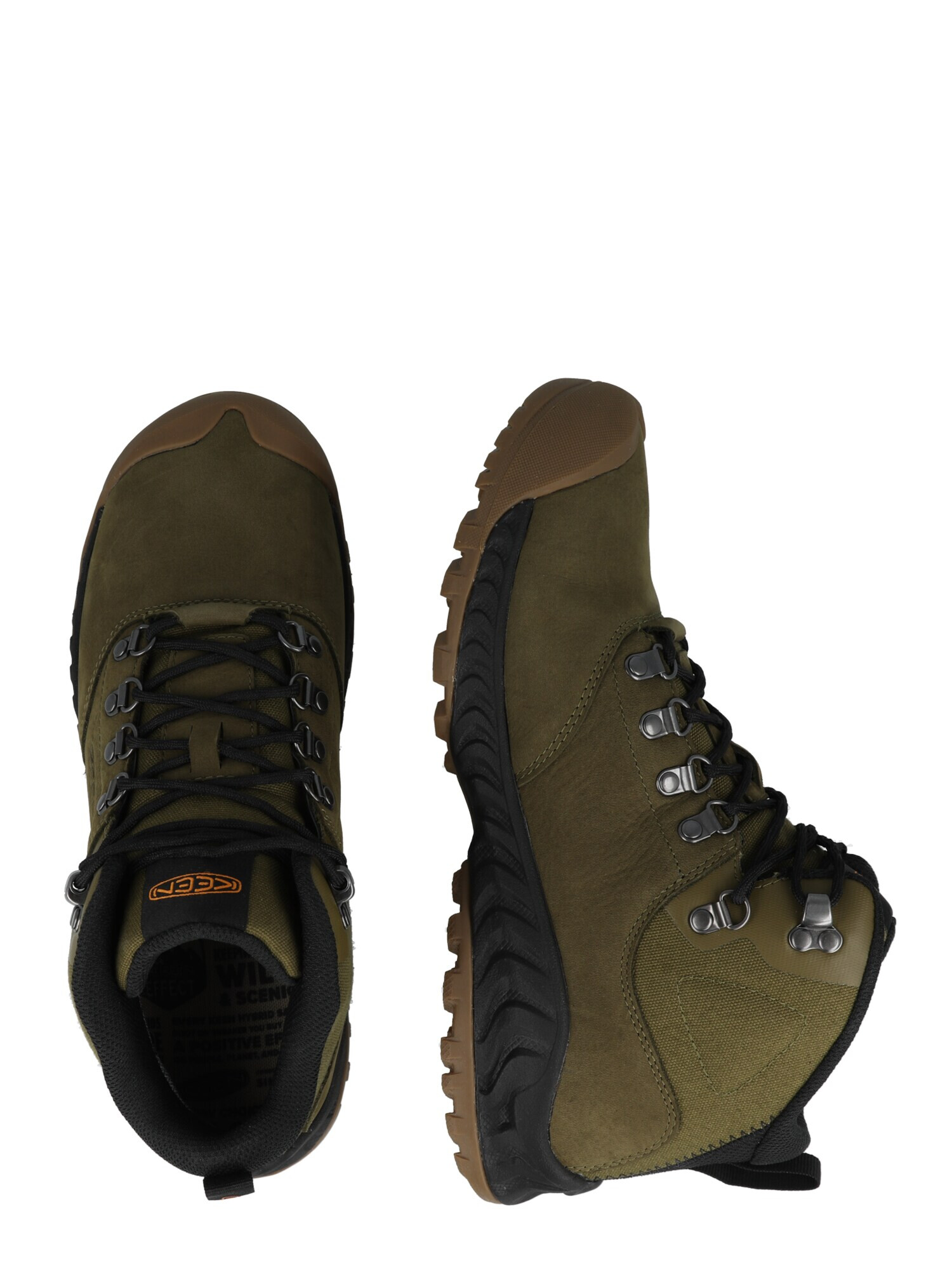 KEEN Botine 'NXIS EXPLORER' oliv / negru - Pled.ro