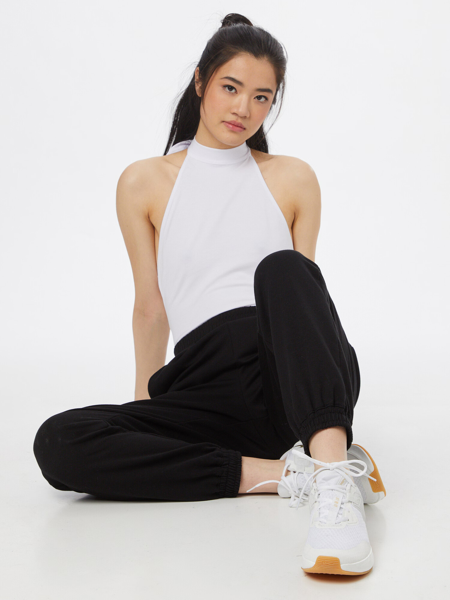 KENDALL + KYLIE Tricou body alb - Pled.ro