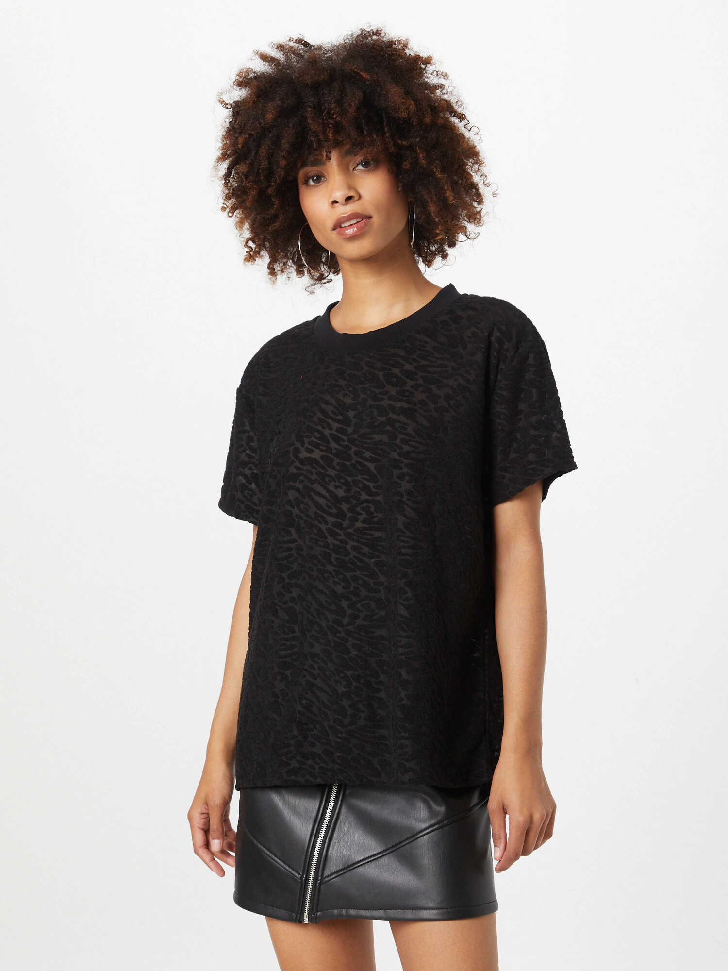 KENDALL + KYLIE Tricou negru - Pled.ro