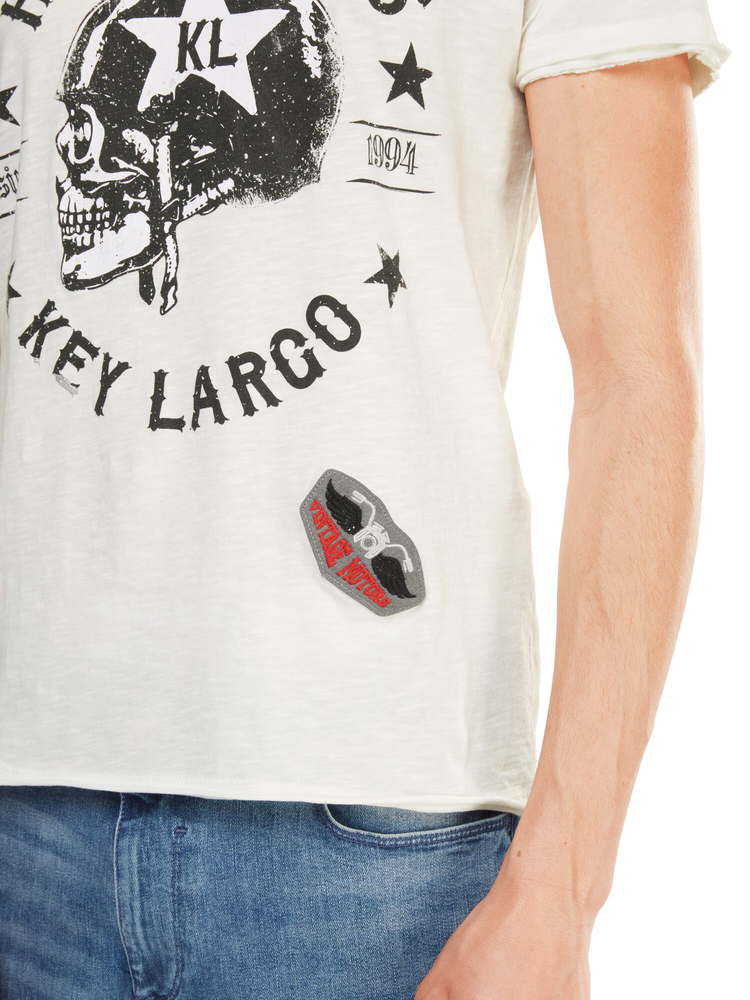 Key Largo Tricou bej - Pled.ro