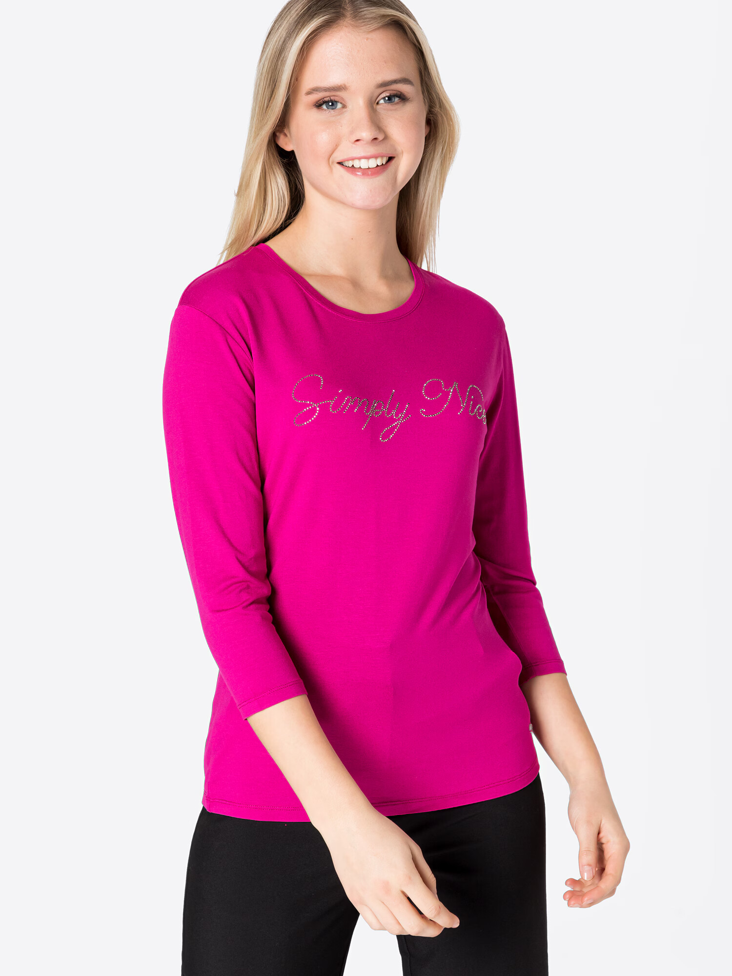 Key Largo Tricou fucsia / argintiu - Pled.ro