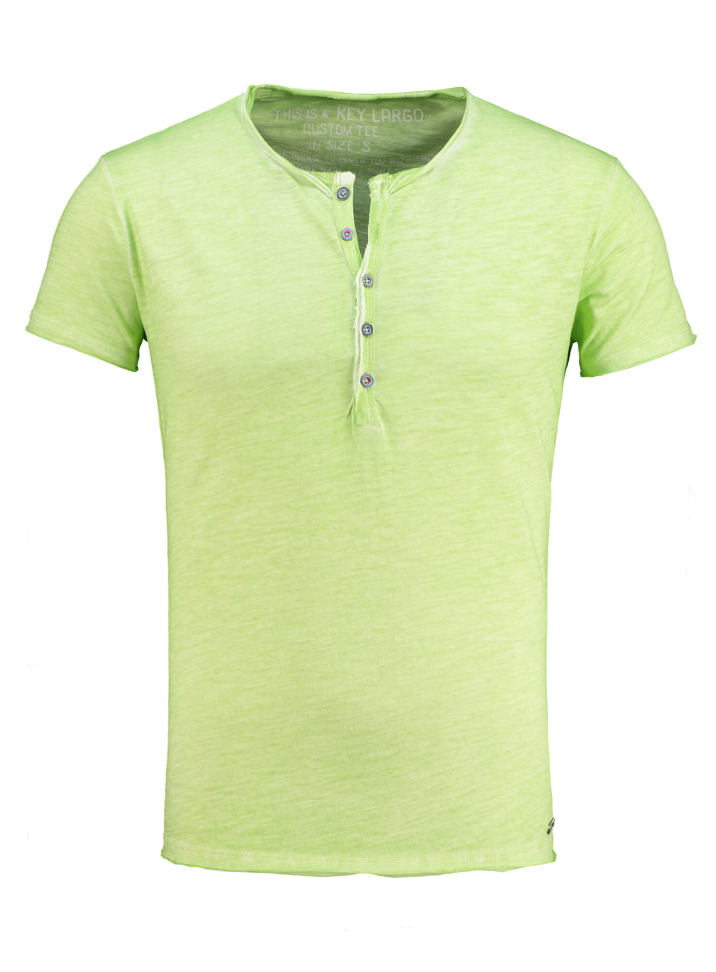 Key Largo Tricou 'LEMONADE' verde deschis - Pled.ro