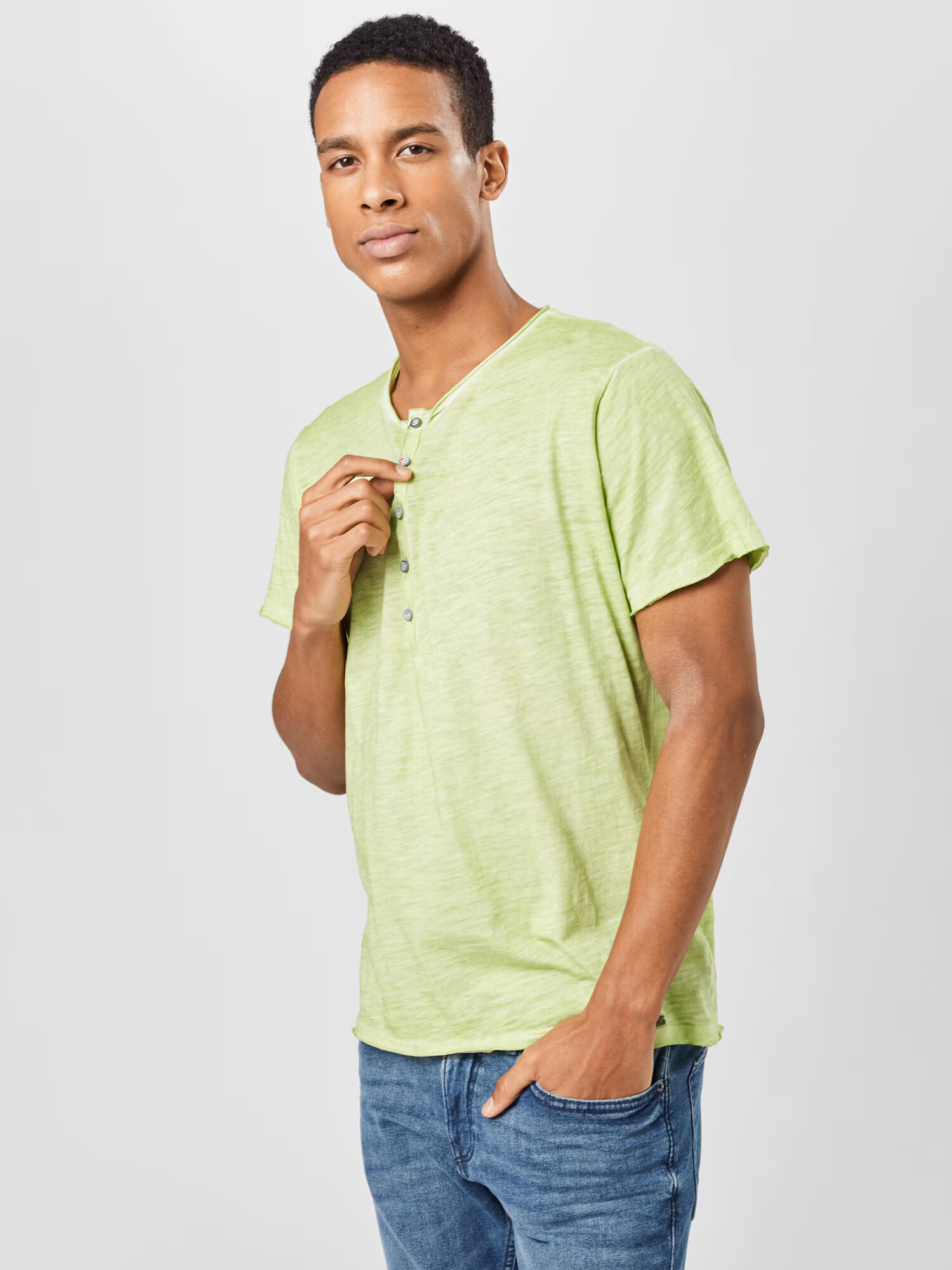 Key Largo Tricou 'LEMONADE' verde deschis - Pled.ro