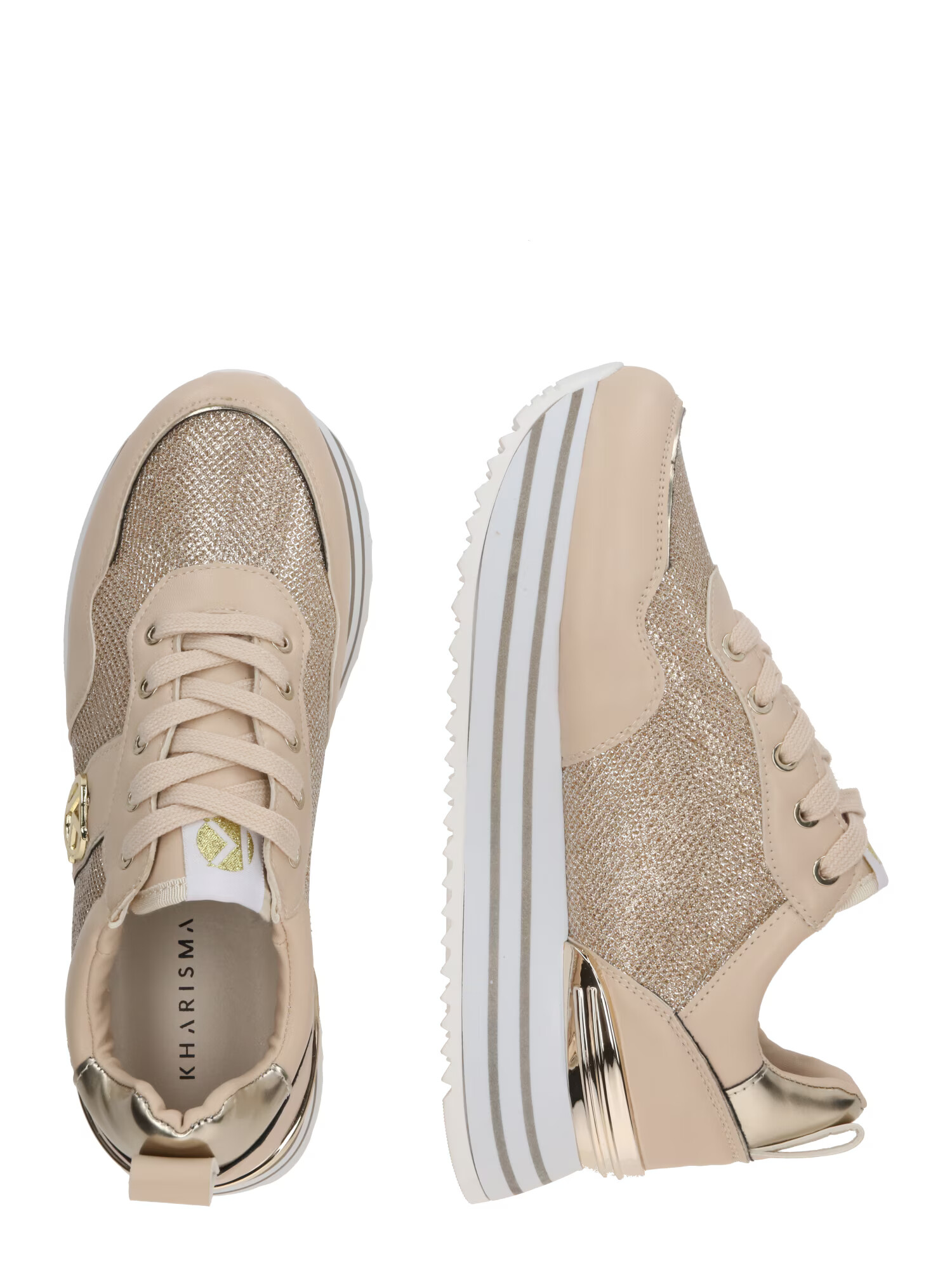 Kharisma Sneaker low bej / auriu - Pled.ro