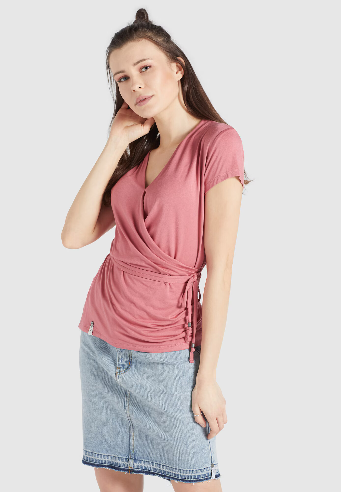 khujo Tricou 'Leticia' roz - Pled.ro