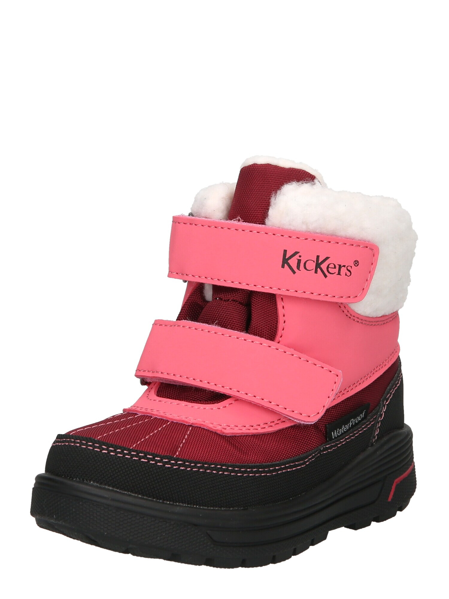 Kickers Cizme 'Beddy' roz / roșu bordeaux / negru / alb - Pled.ro