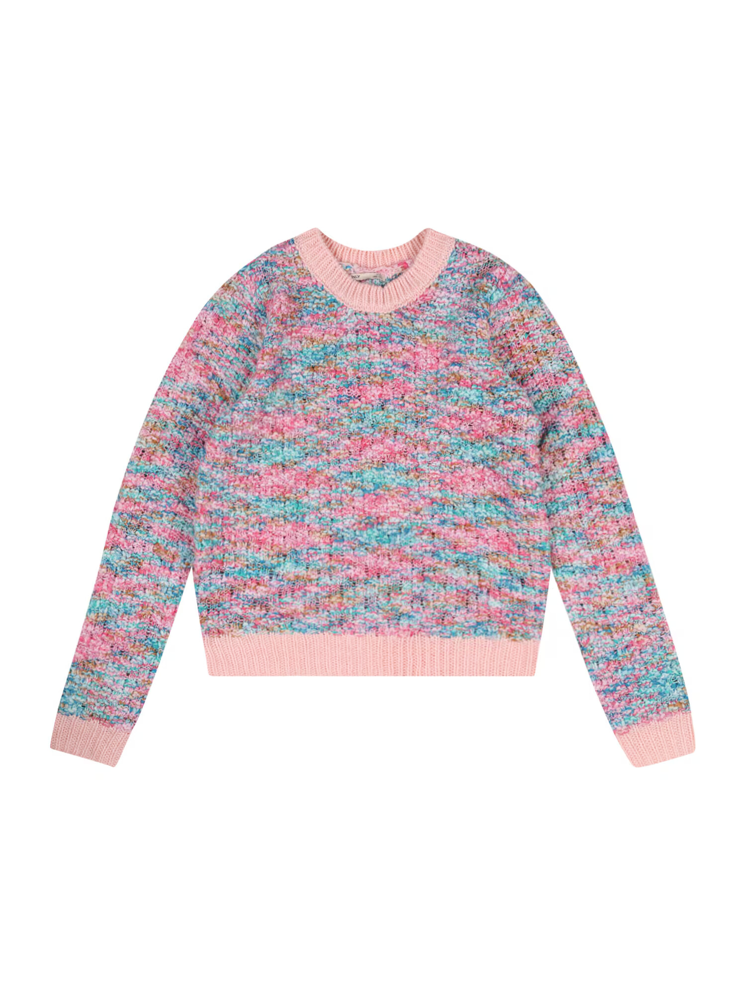 KIDS ONLY Pulover 'Lucia' azuriu / maro caramel / fucsia / roz - Pled.ro