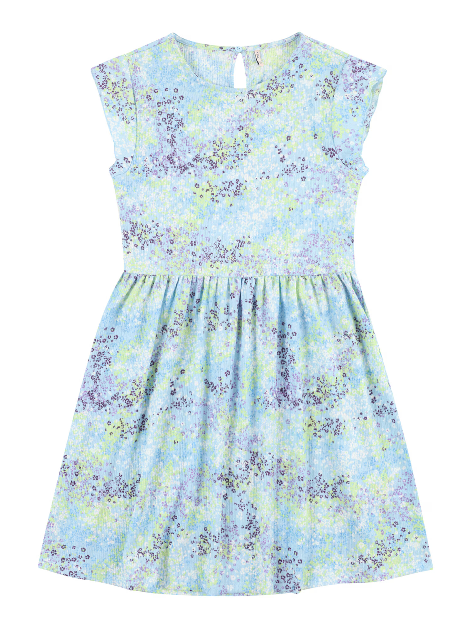 KIDS ONLY Rochie albastru deschis / verde deschis / lila - Pled.ro