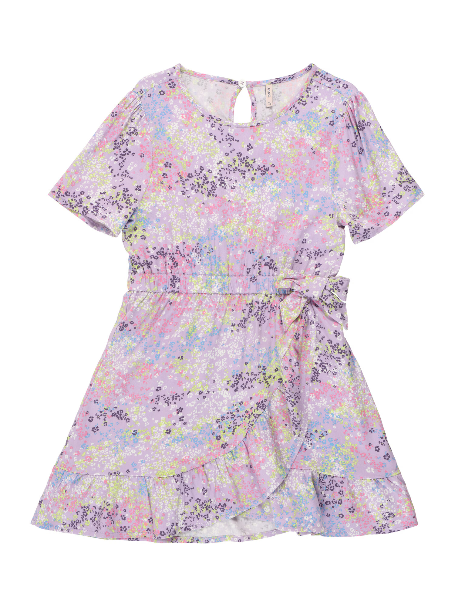 KIDS ONLY Rochie 'Anna' verde pastel / mov pastel / mov închis / roz - Pled.ro