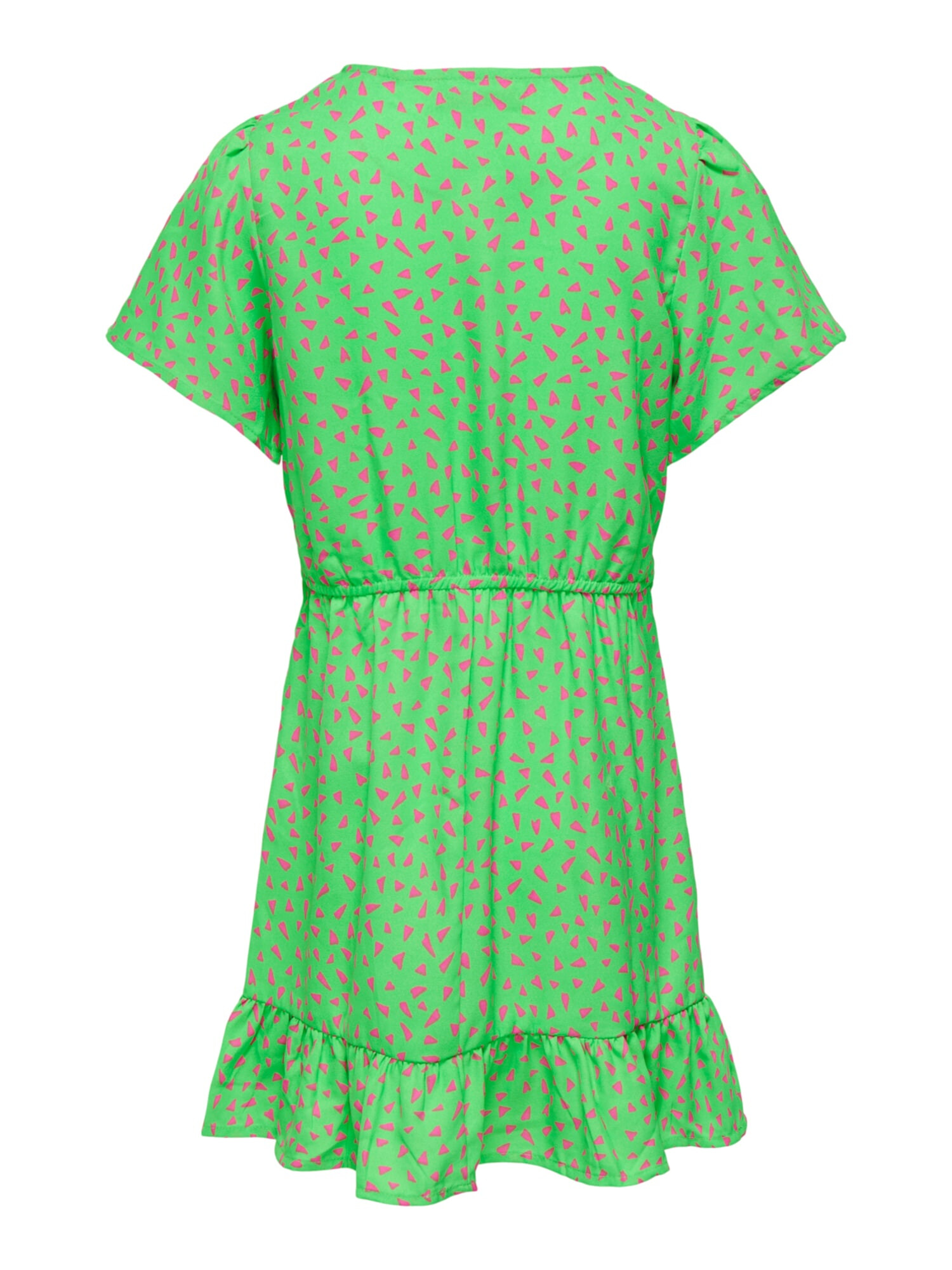 KIDS ONLY Rochie 'Lino' verde deschis / roz - Pled.ro