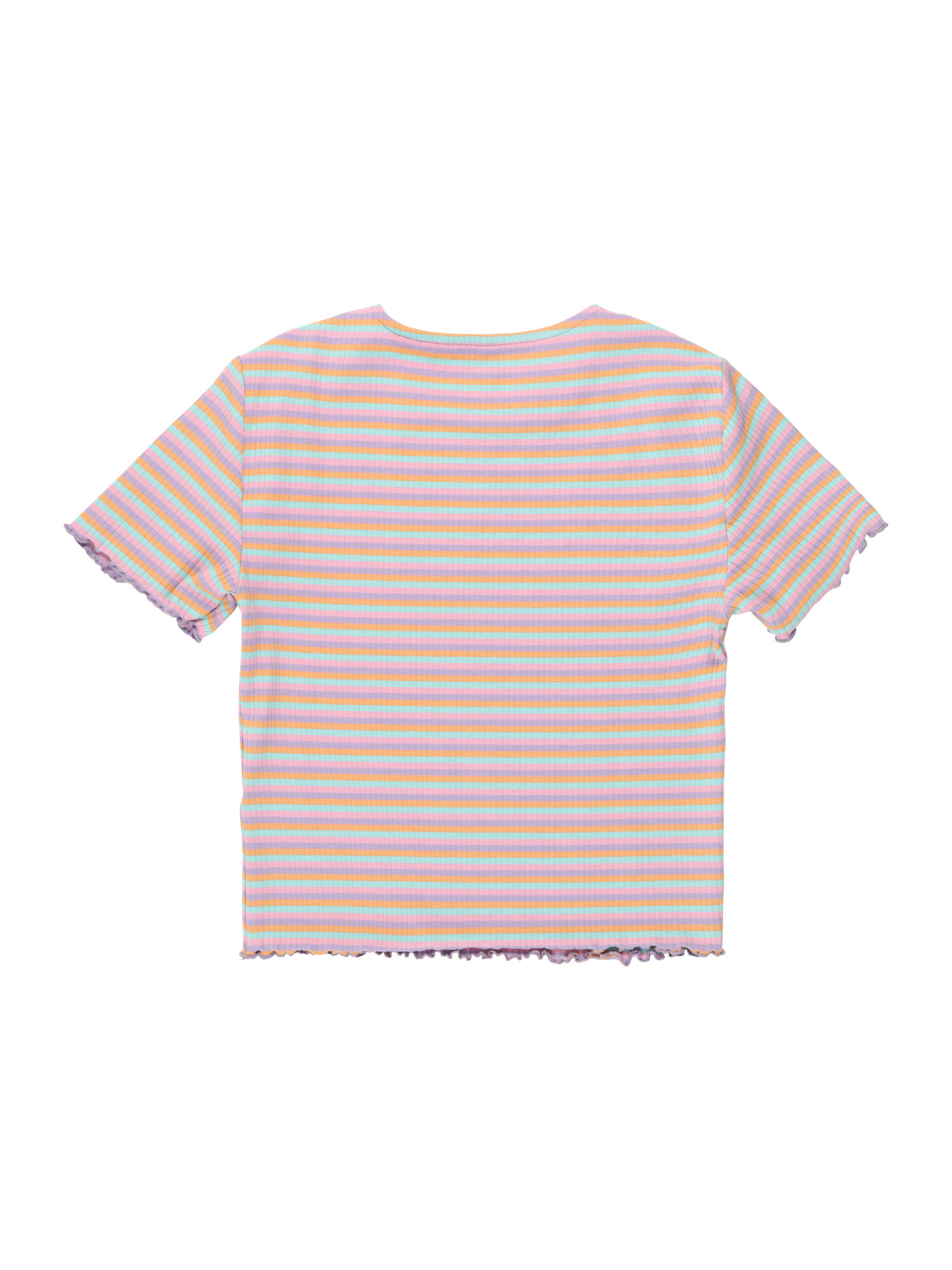 KIDS ONLY Tricou 'AMELIA' albastru aqua / mov pastel / portocaliu deschis / roz - Pled.ro