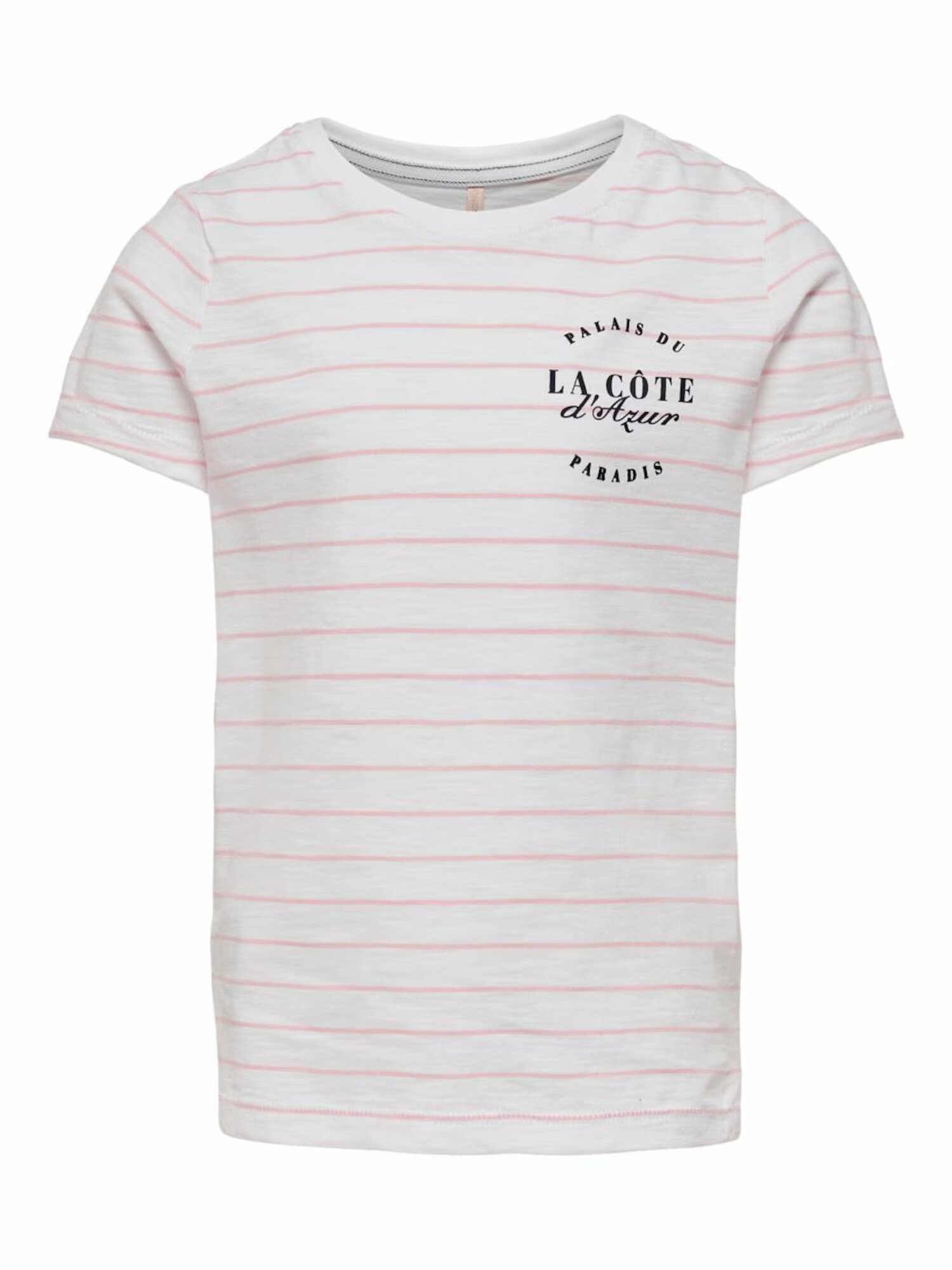 KIDS ONLY Tricou 'ELIZA' roz / roz / negru / alb - Pled.ro