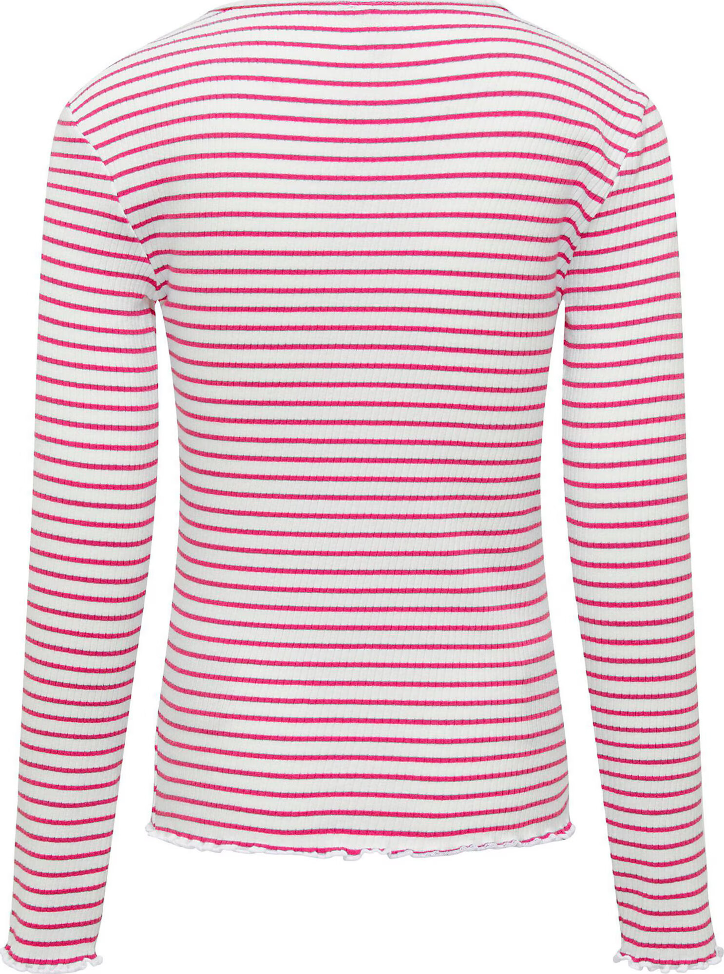 KIDS ONLY Tricou 'Gila' fucsia / alb murdar - Pled.ro