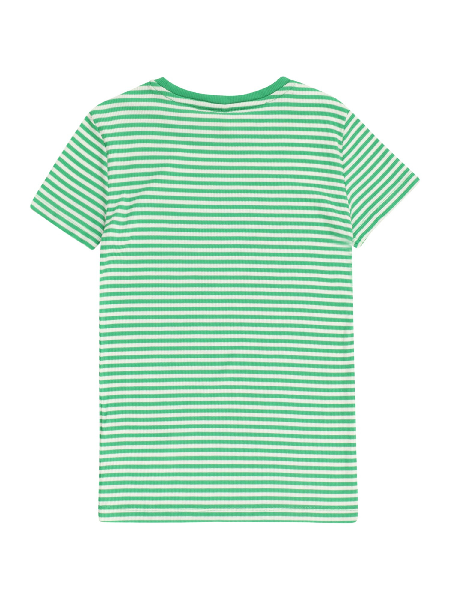 KIDS ONLY Tricou 'Josse' verde / alb murdar - Pled.ro