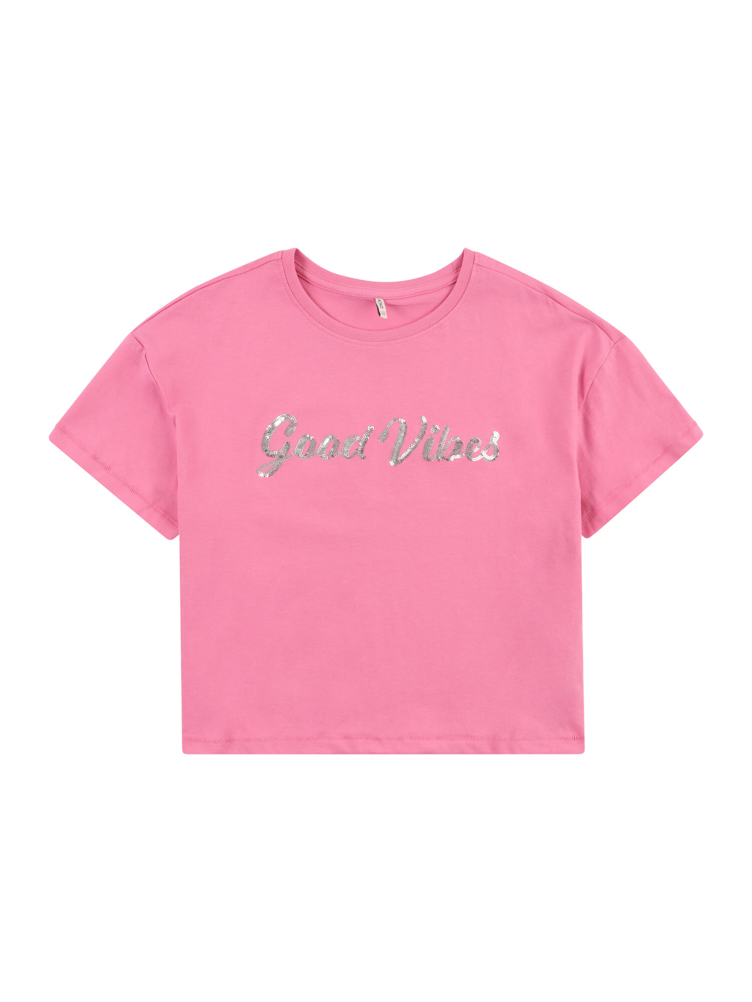 KIDS ONLY Tricou 'OLIVIA' roz / argintiu - Pled.ro