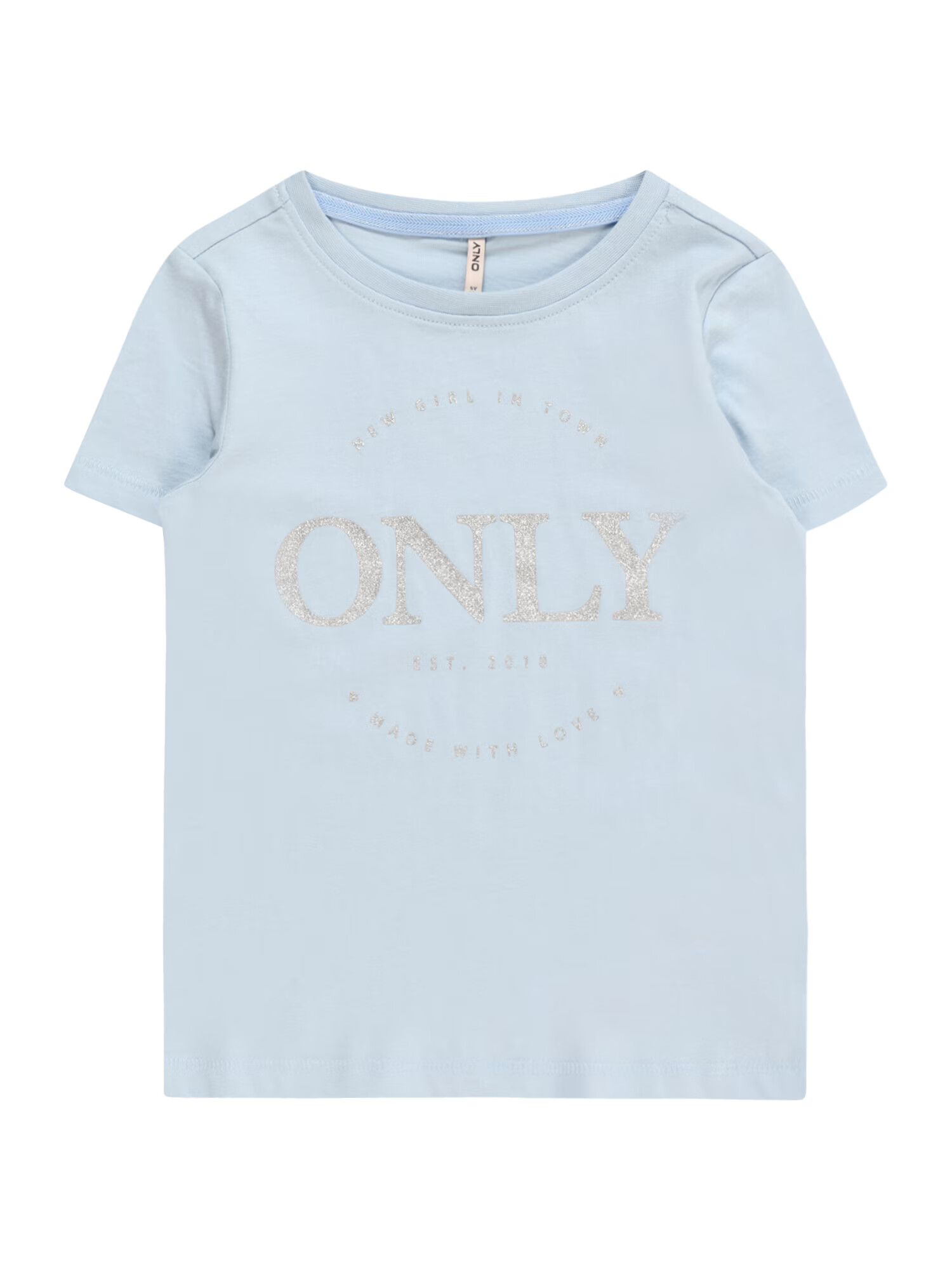 KIDS ONLY Tricou 'WENDY' albastru deschis / argintiu - Pled.ro