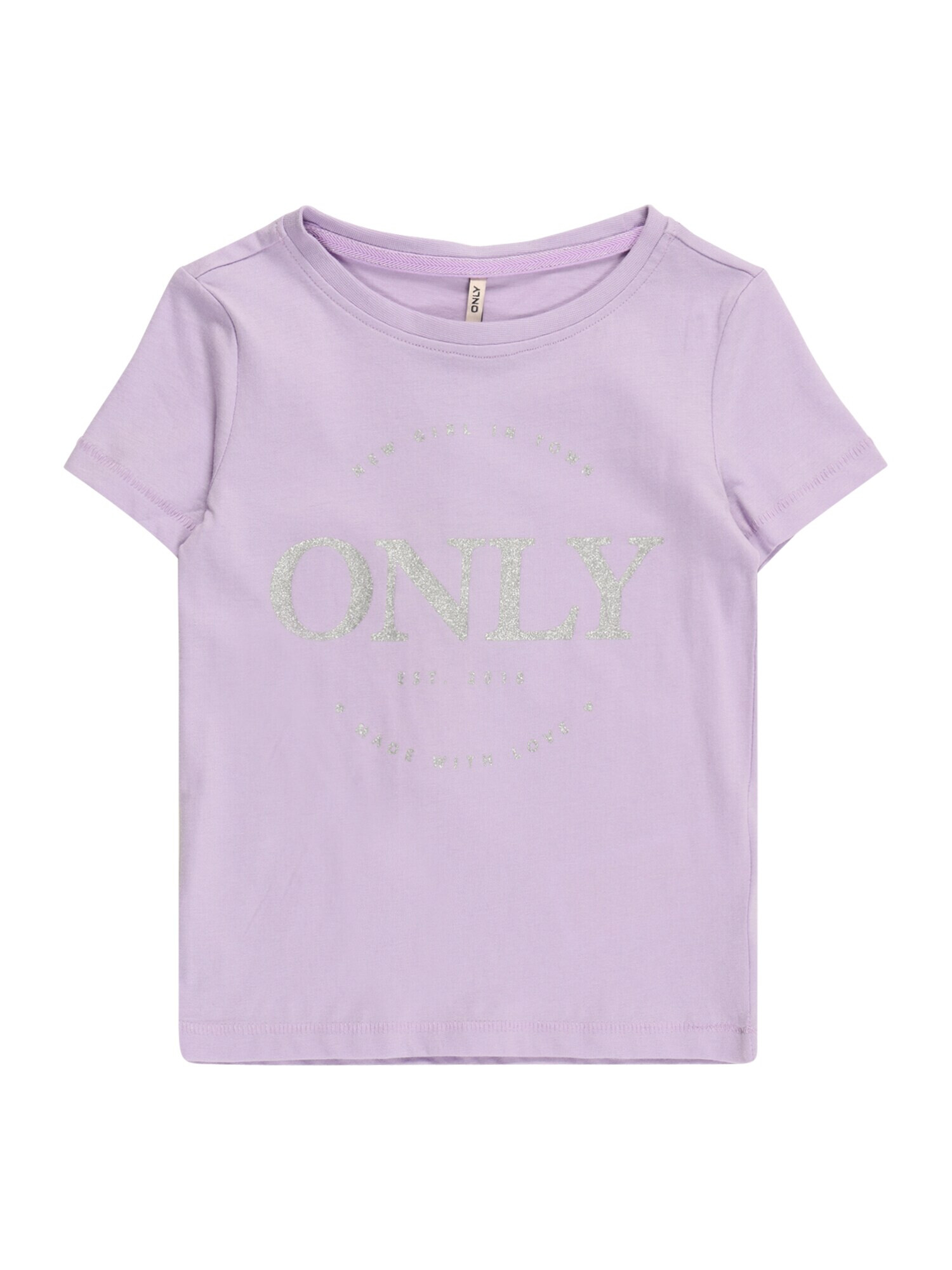 KIDS ONLY Tricou 'WENDY' gri argintiu / mov deschis - Pled.ro