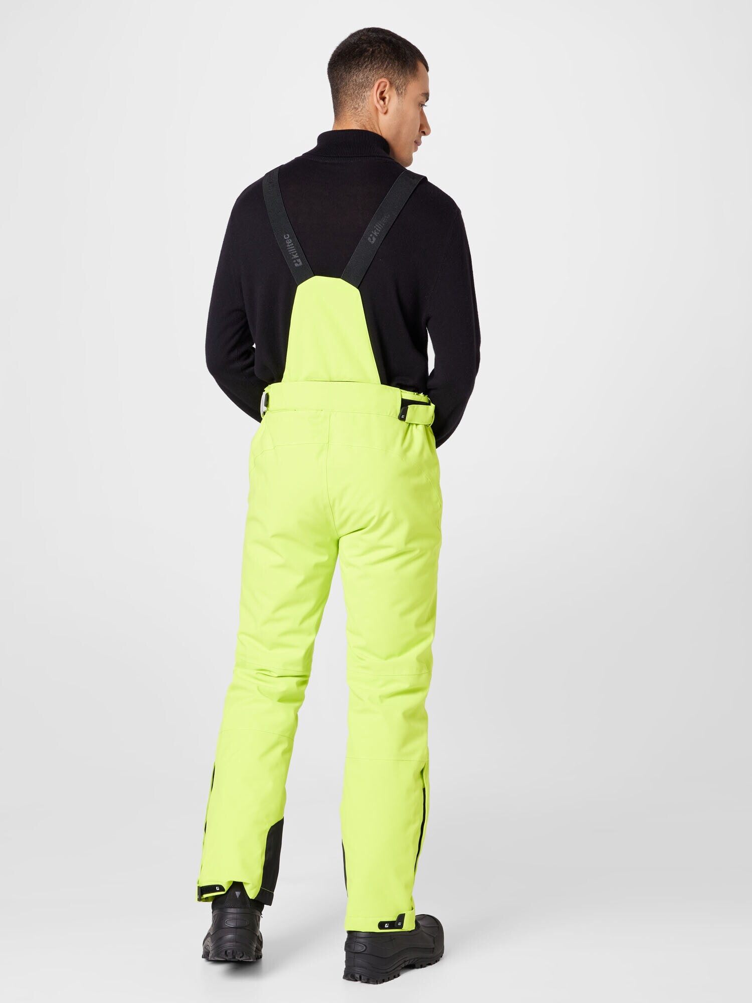 KILLTEC Pantaloni outdoor 'Enosh' verde deschis / negru - Pled.ro