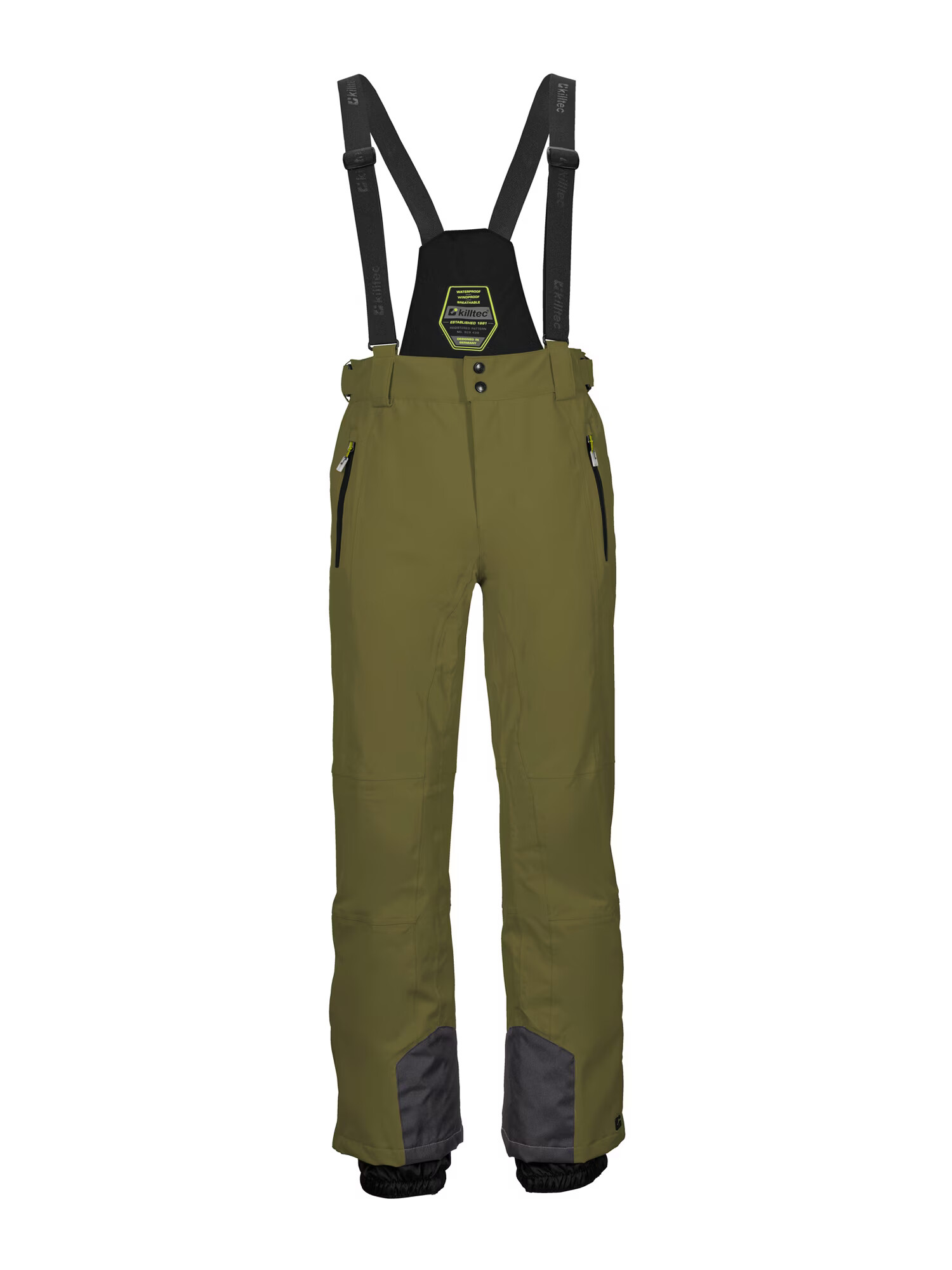 KILLTEC Pantaloni outdoor 'Enosh' gri închis / oliv / verde închis - Pled.ro