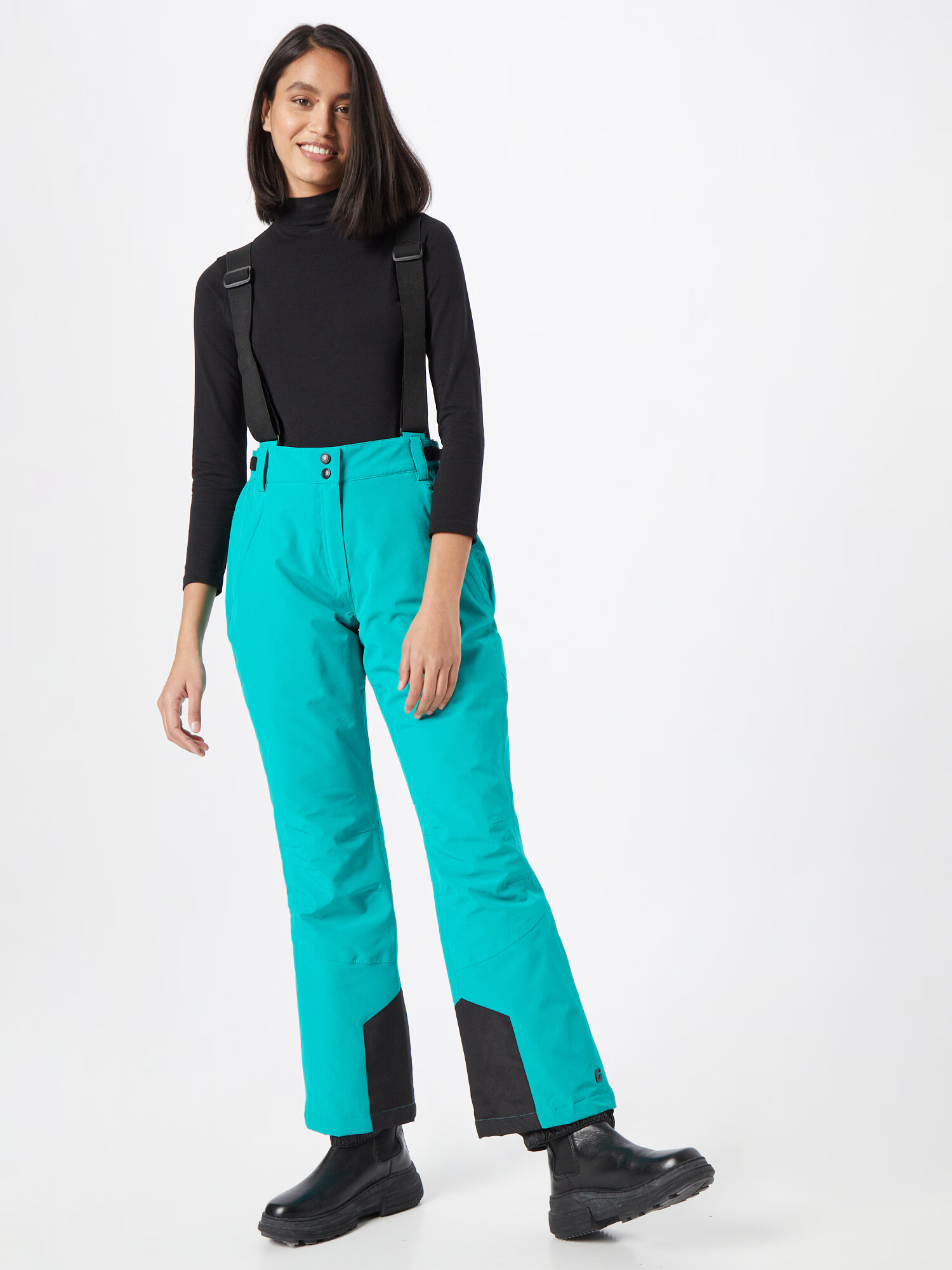 KILLTEC Pantaloni sport 'Erielle' verde smarald / negru - Pled.ro