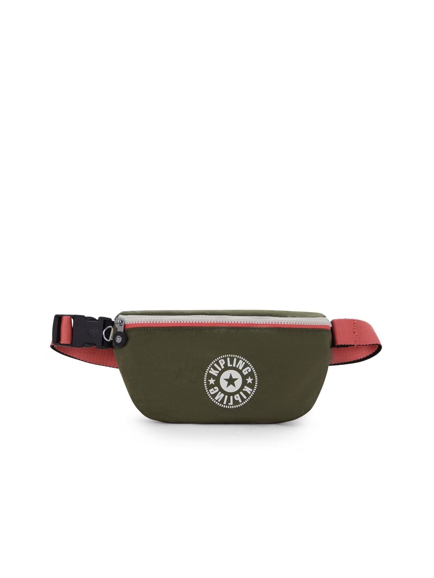 KIPLING Borsetă 'FRESH' verde închis / corai / alb - Pled.ro