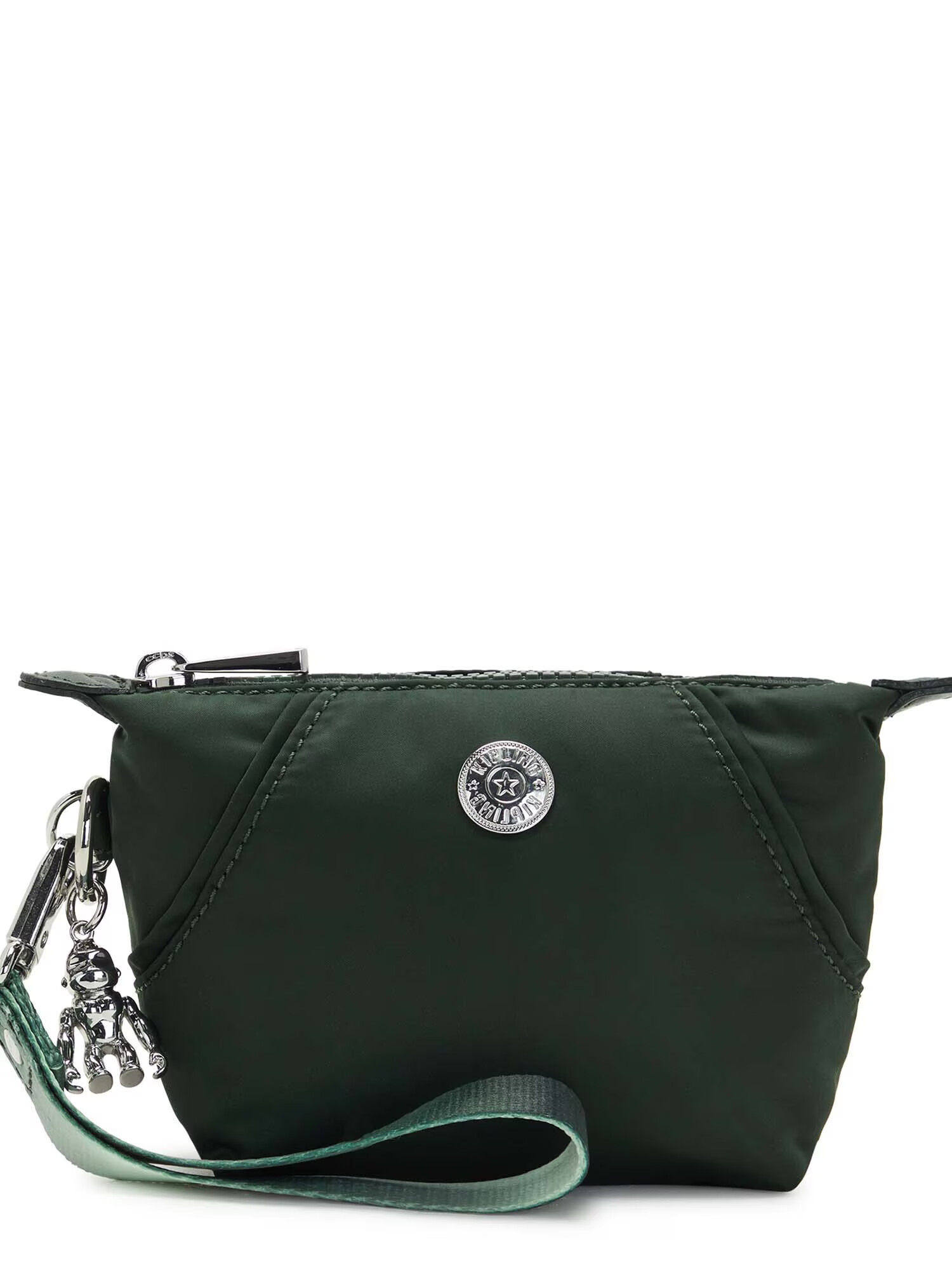 KIPLING Clutch 'ART' verde pin / argintiu - Pled.ro