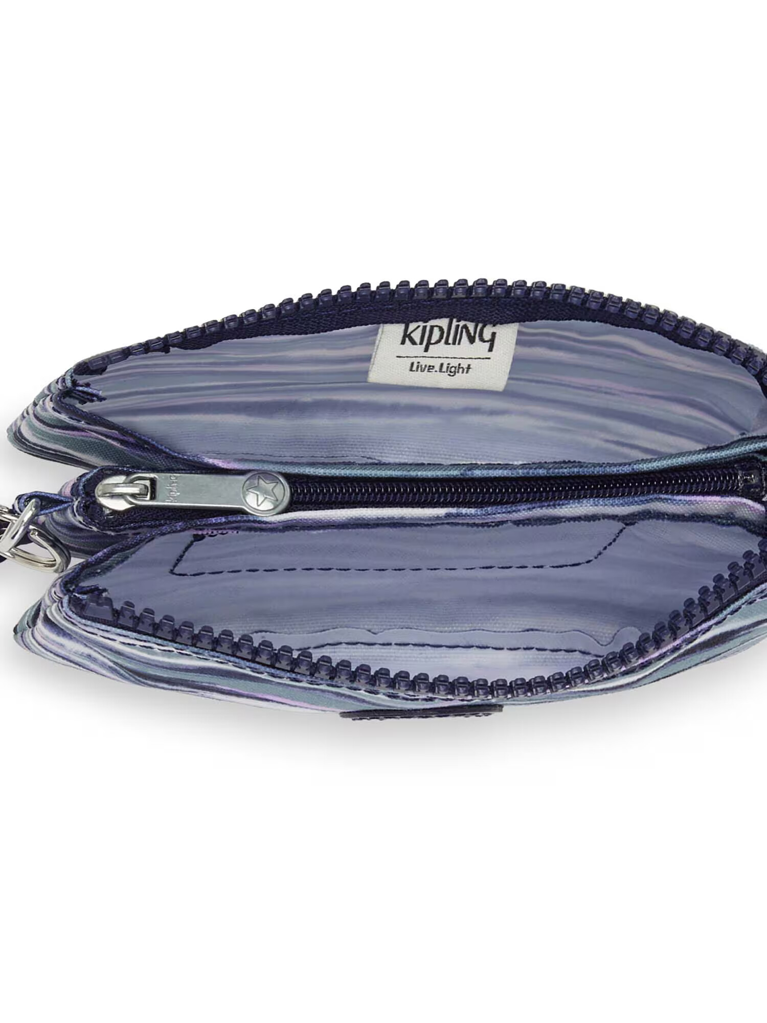 KIPLING Clutch 'CREATIVITY S' albastru / alb - Pled.ro