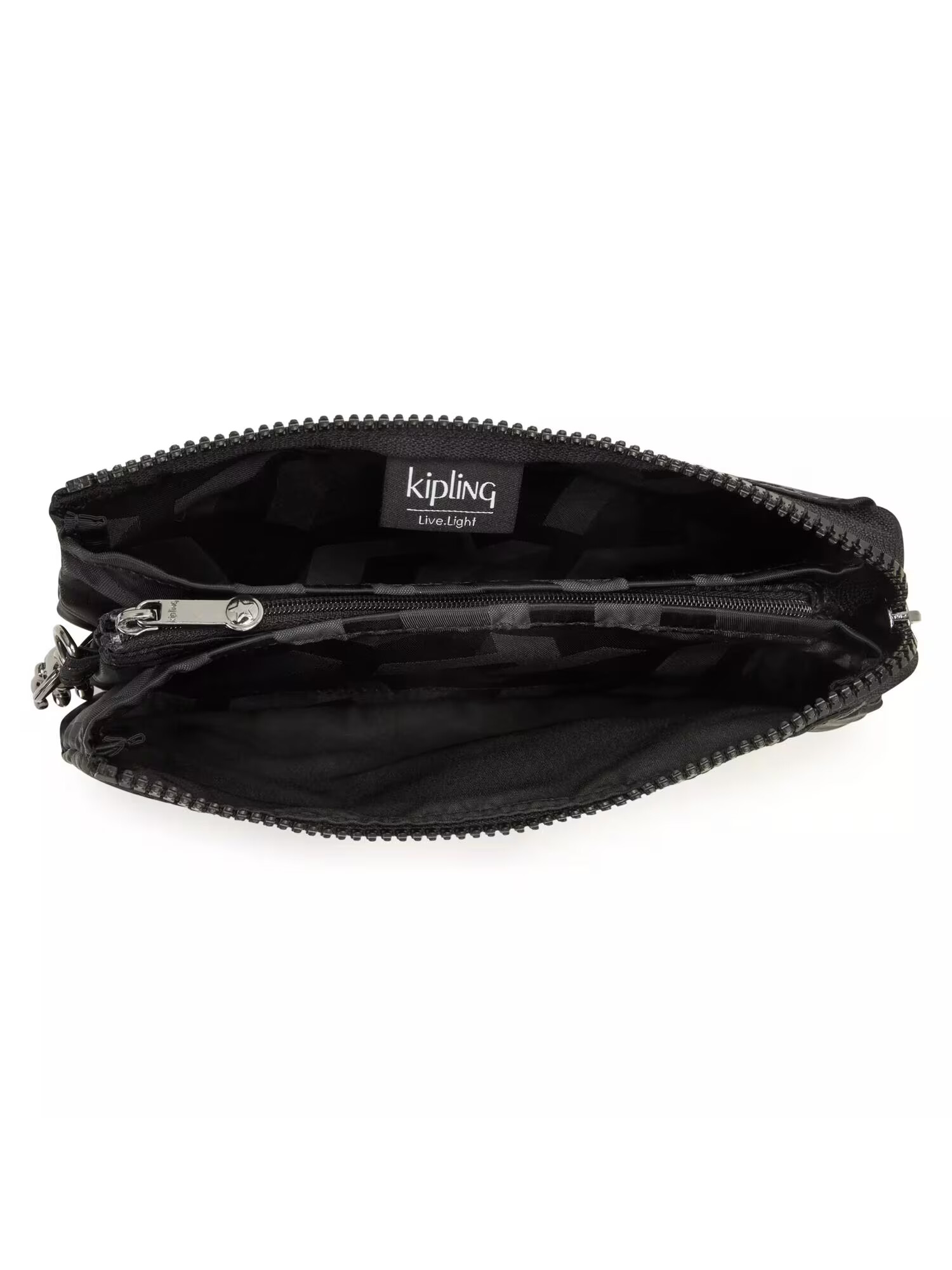 KIPLING Etui 'CREATIVITY ' negru / argintiu - Pled.ro