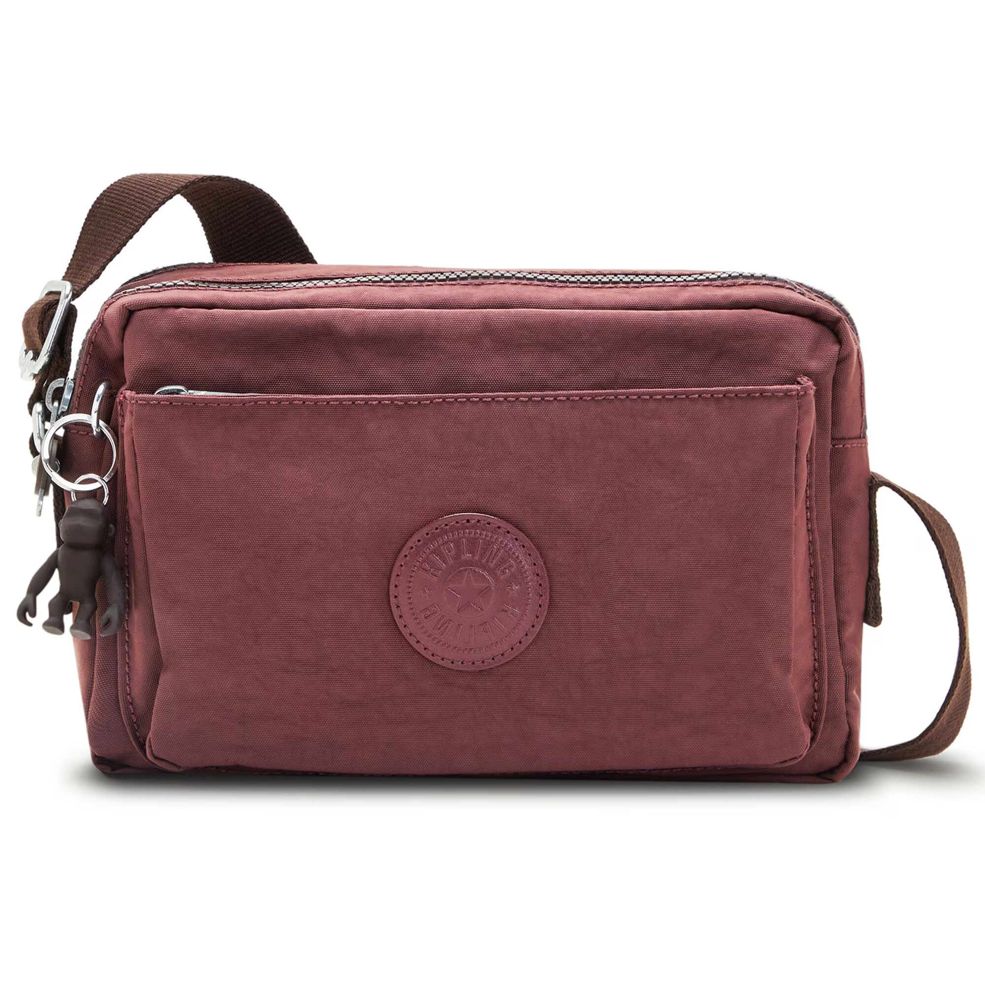 KIPLING Geantă de umăr 'Abanu' roșu burgundy - Pled.ro