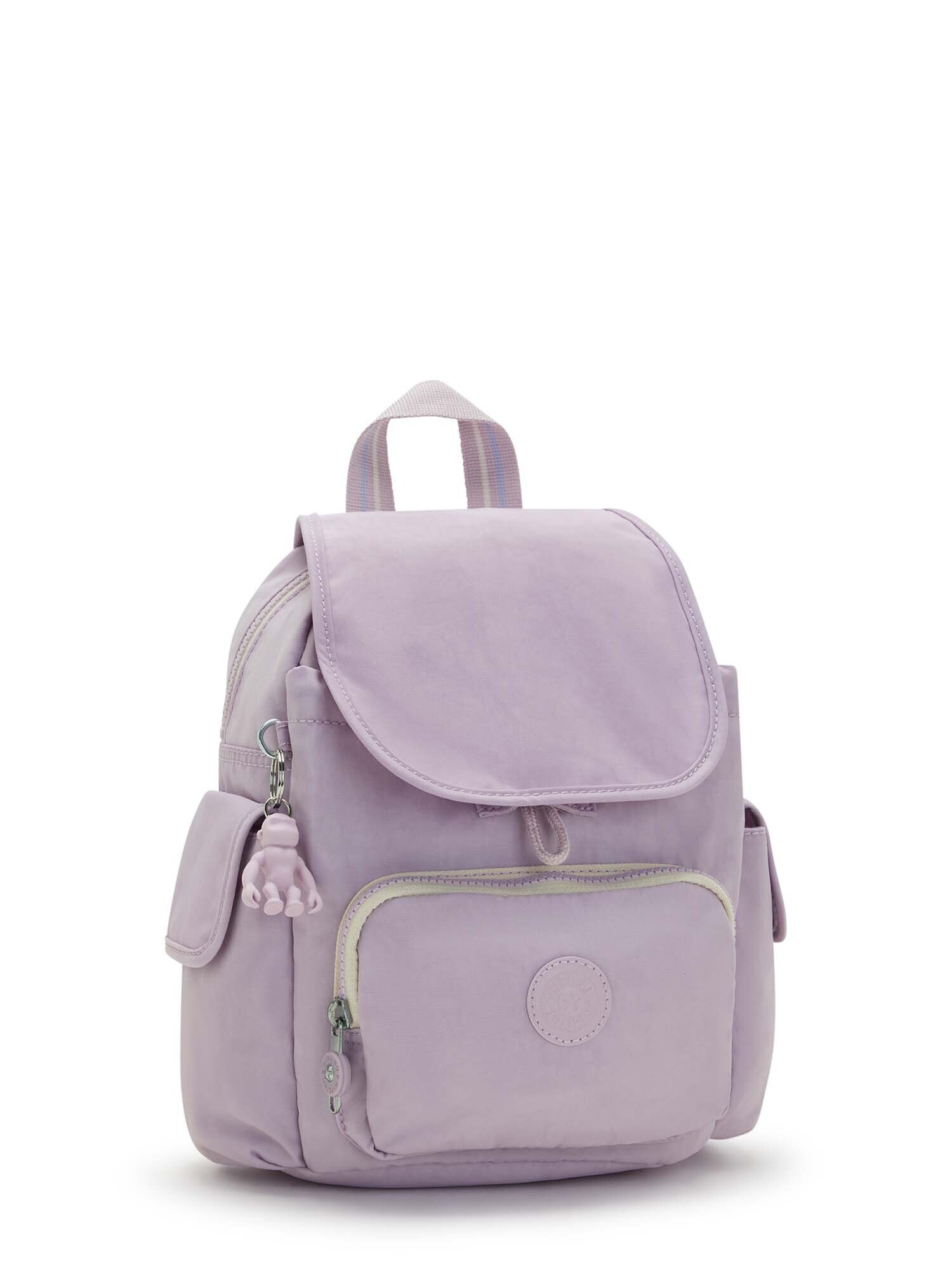 KIPLING Rucsac albastru / mov deschis / alb - Pled.ro