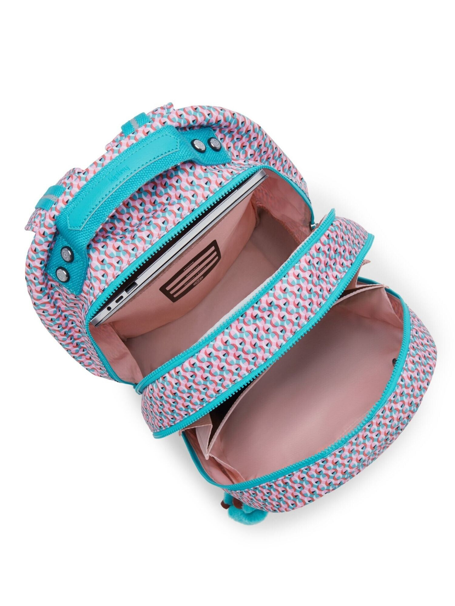 KIPLING Rucsac cyan / roz / roz - Pled.ro