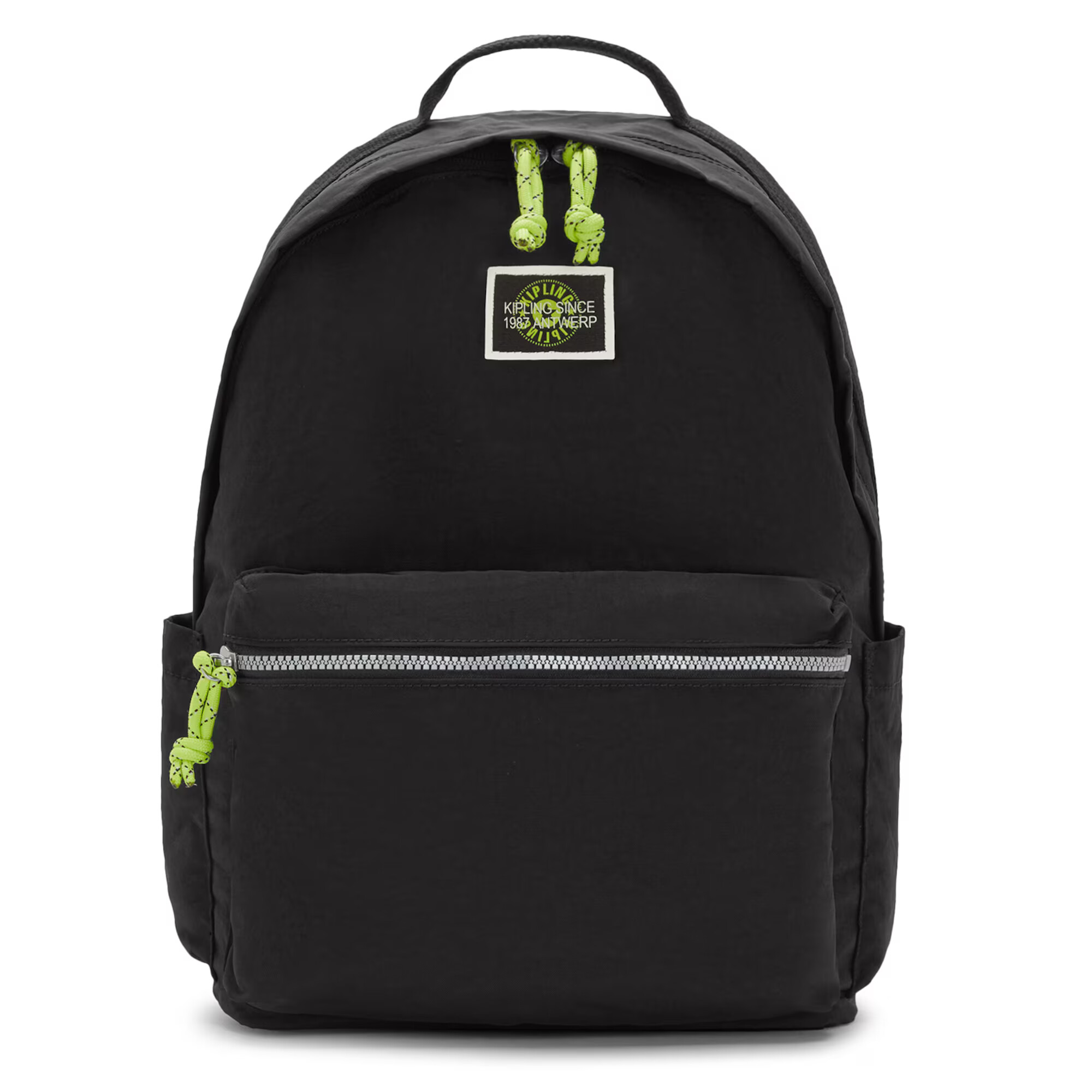 KIPLING Rucsac 'Damien' gri / verde măr / negru - Pled.ro