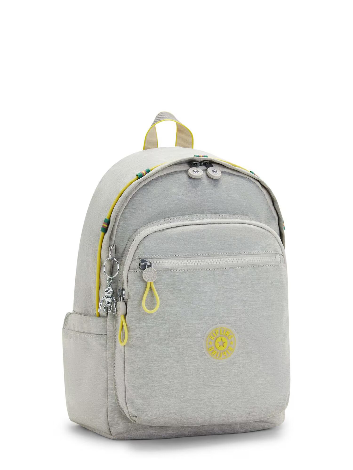 KIPLING Rucsac 'DELIA' galben / gri - Pled.ro