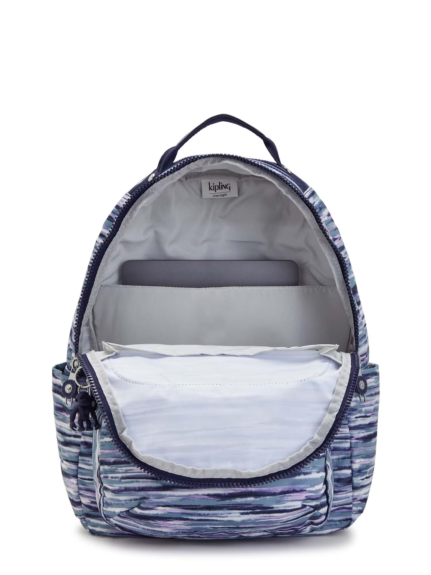 KIPLING Rucsac 'Seoul' albastru / albastru deschis / alb - Pled.ro