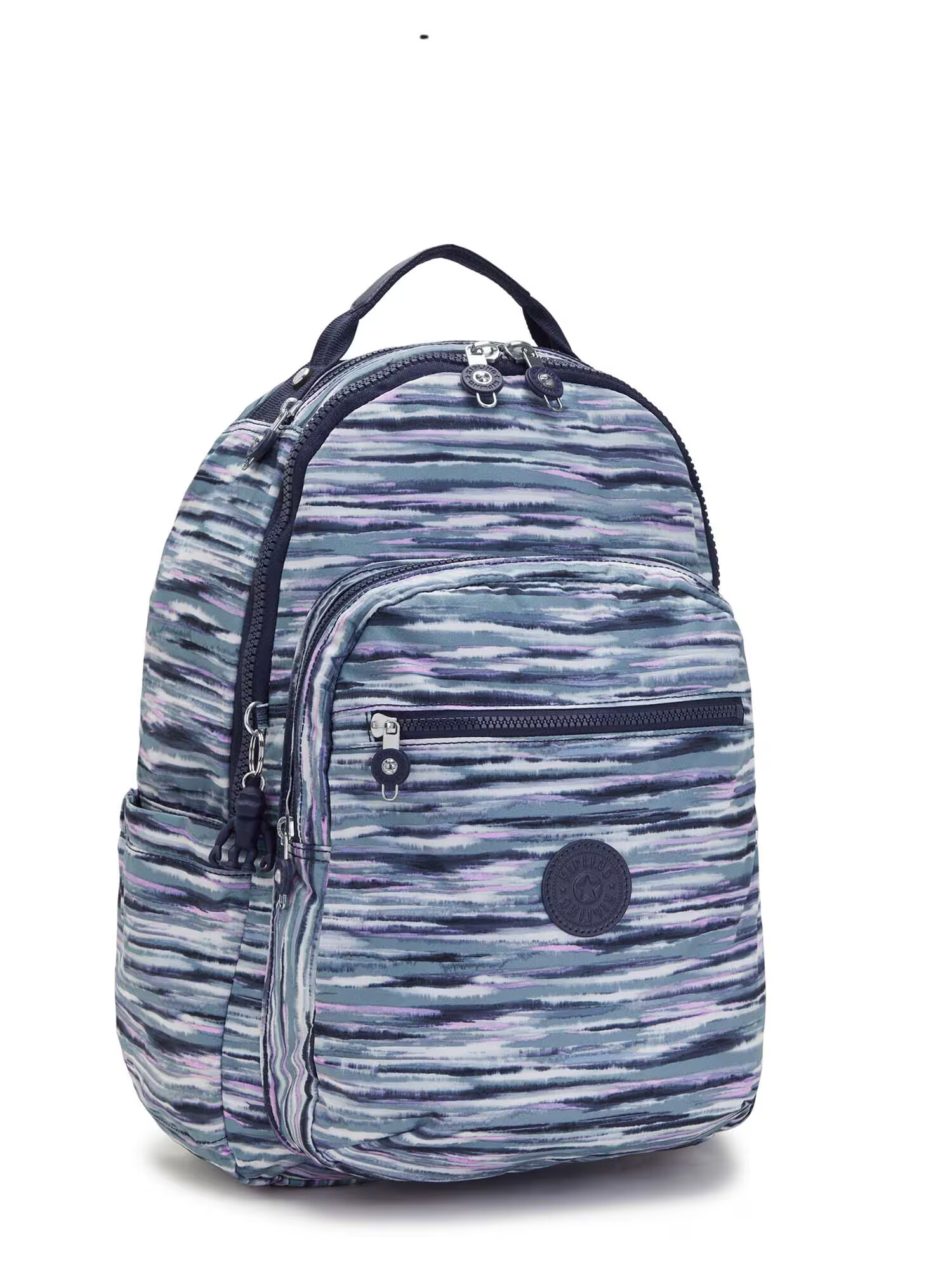 KIPLING Rucsac 'Seoul' albastru / albastru deschis / alb - Pled.ro