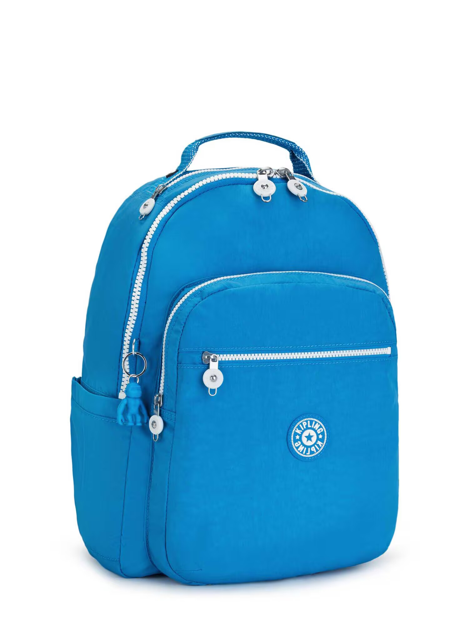 KIPLING Rucsac 'Seoul' azuriu / alb - Pled.ro