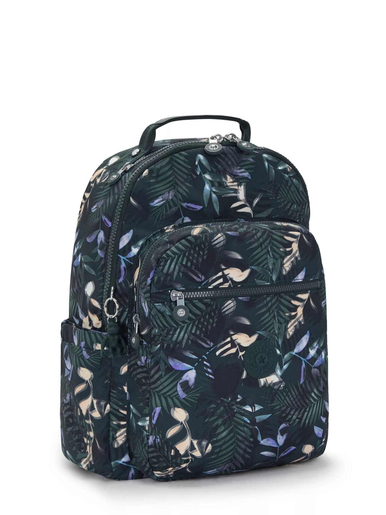 KIPLING Rucsac 'SEOUL' crem / albastru / verde / lila / negru - Pled.ro