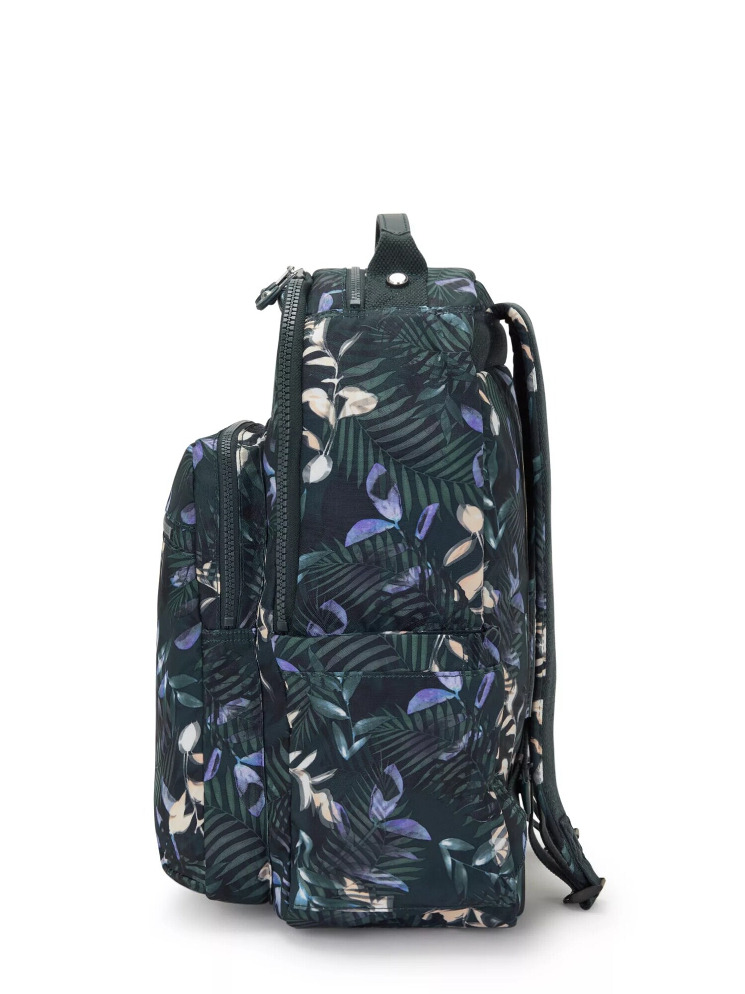 KIPLING Rucsac 'SEOUL' crem / albastru / verde / lila / negru - Pled.ro