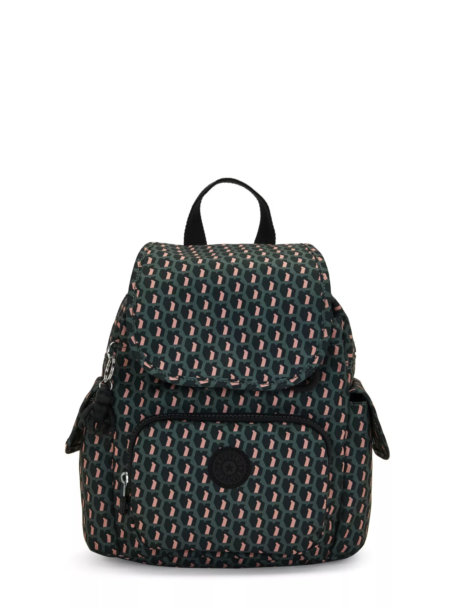 KIPLING Rucsac verde închis / roz / negru - Pled.ro