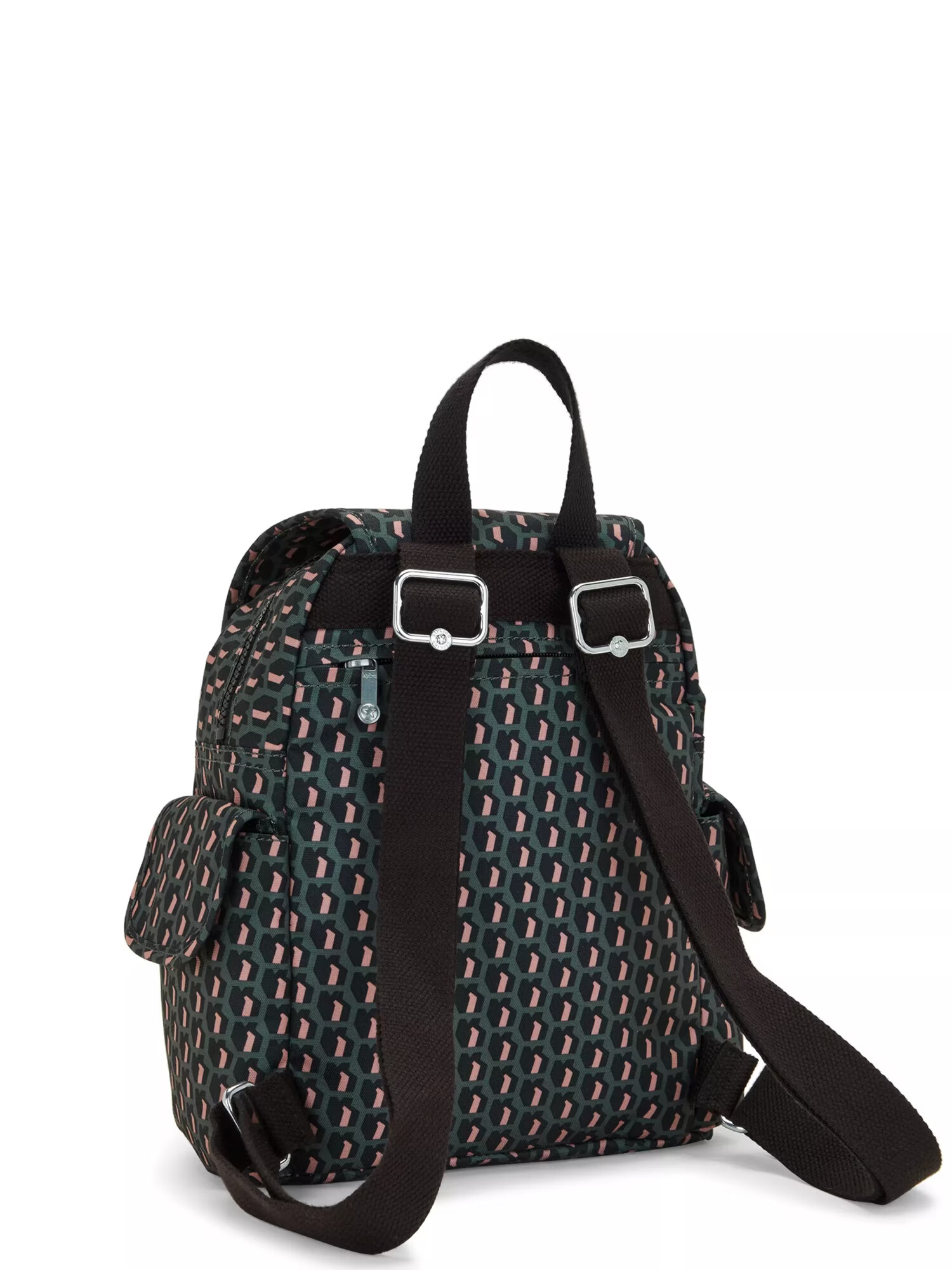 KIPLING Rucsac verde închis / roz / negru - Pled.ro