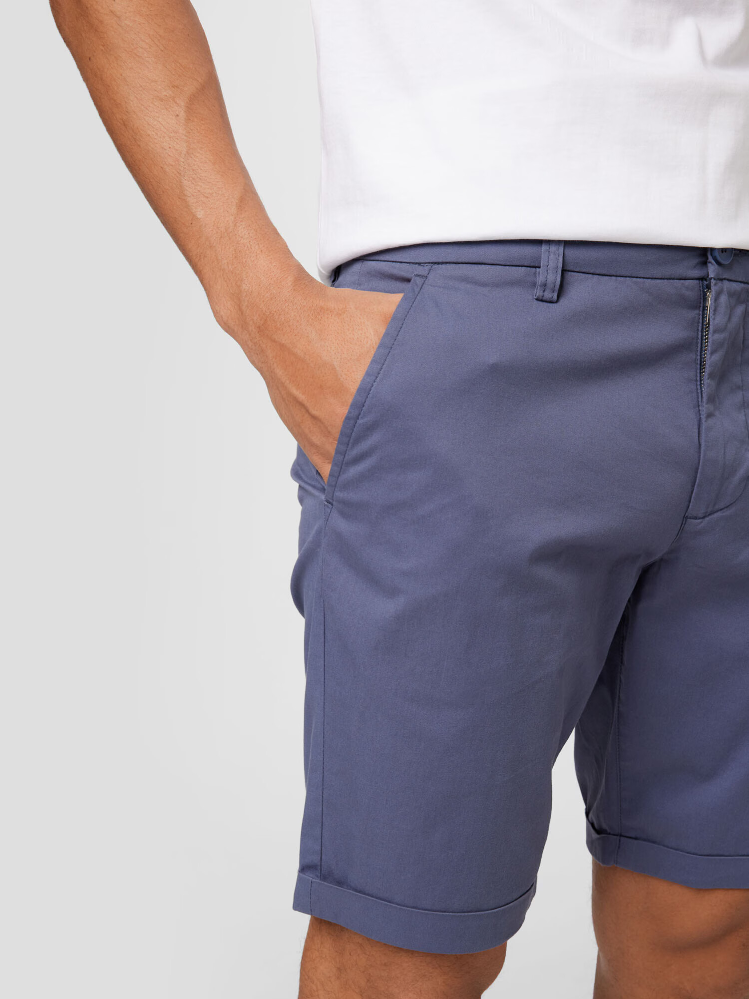 KnowledgeCotton Apparel Pantaloni eleganți albastru - Pled.ro